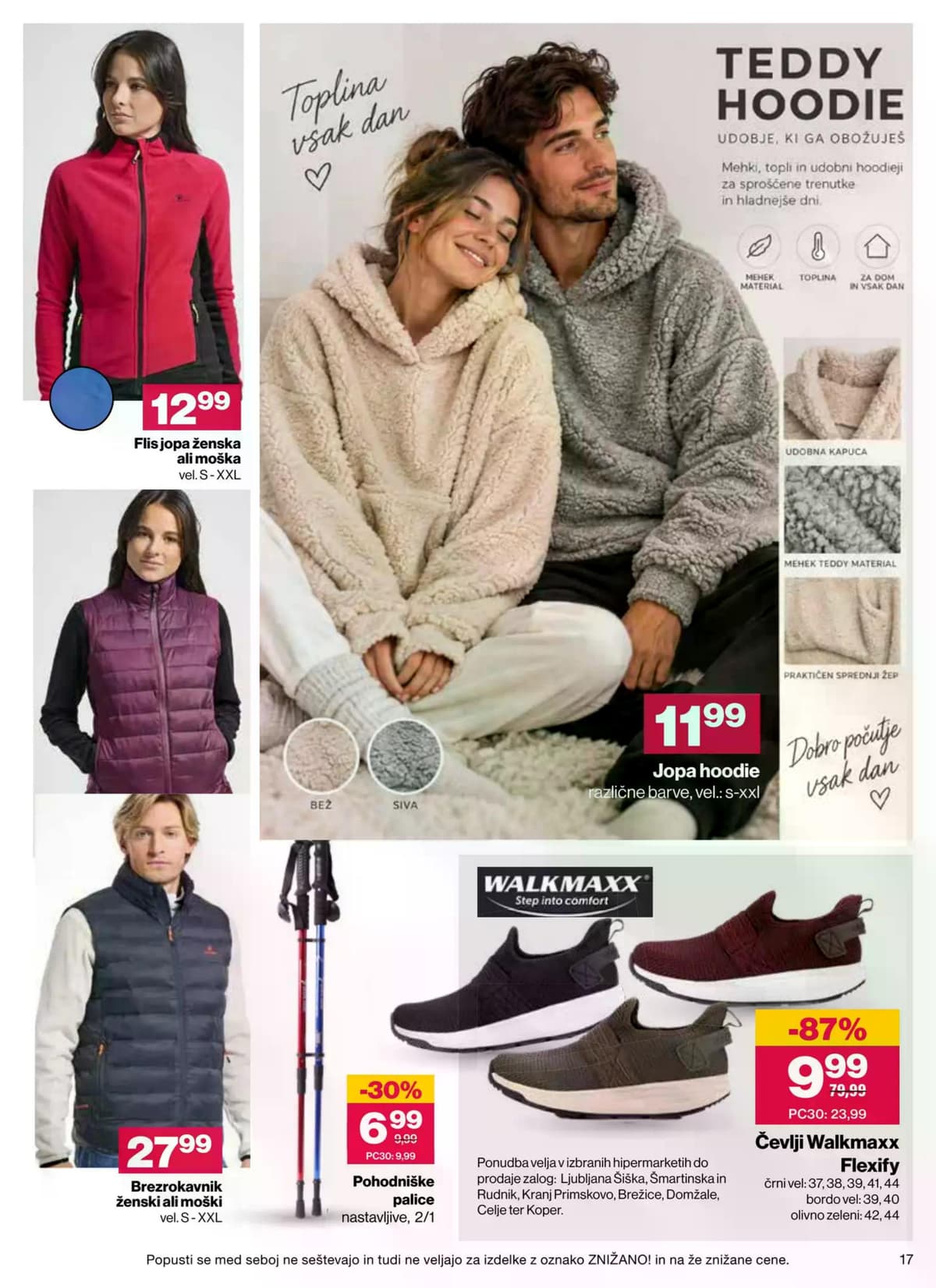 Stran 17. Mercator kataloga - Topla in barvita jesen