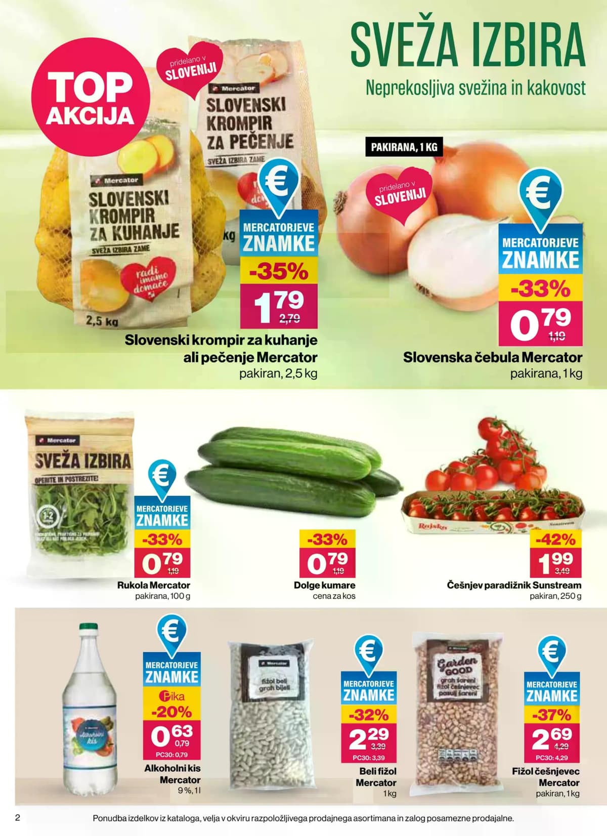 Stran 2. Mercator kataloga - Akcijska Ponudba