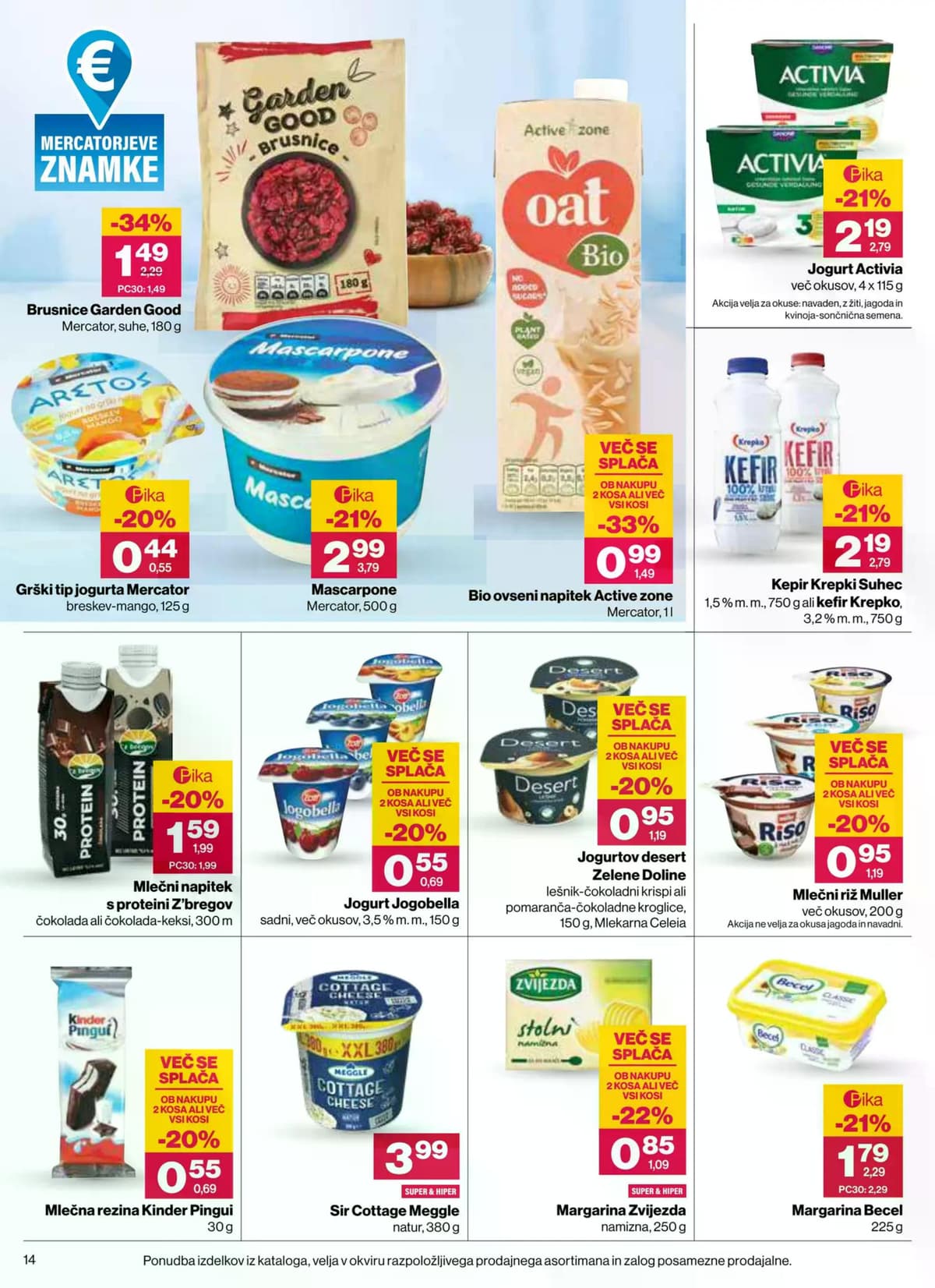 Stran 14. Mercator kataloga - Akcijska Ponudba