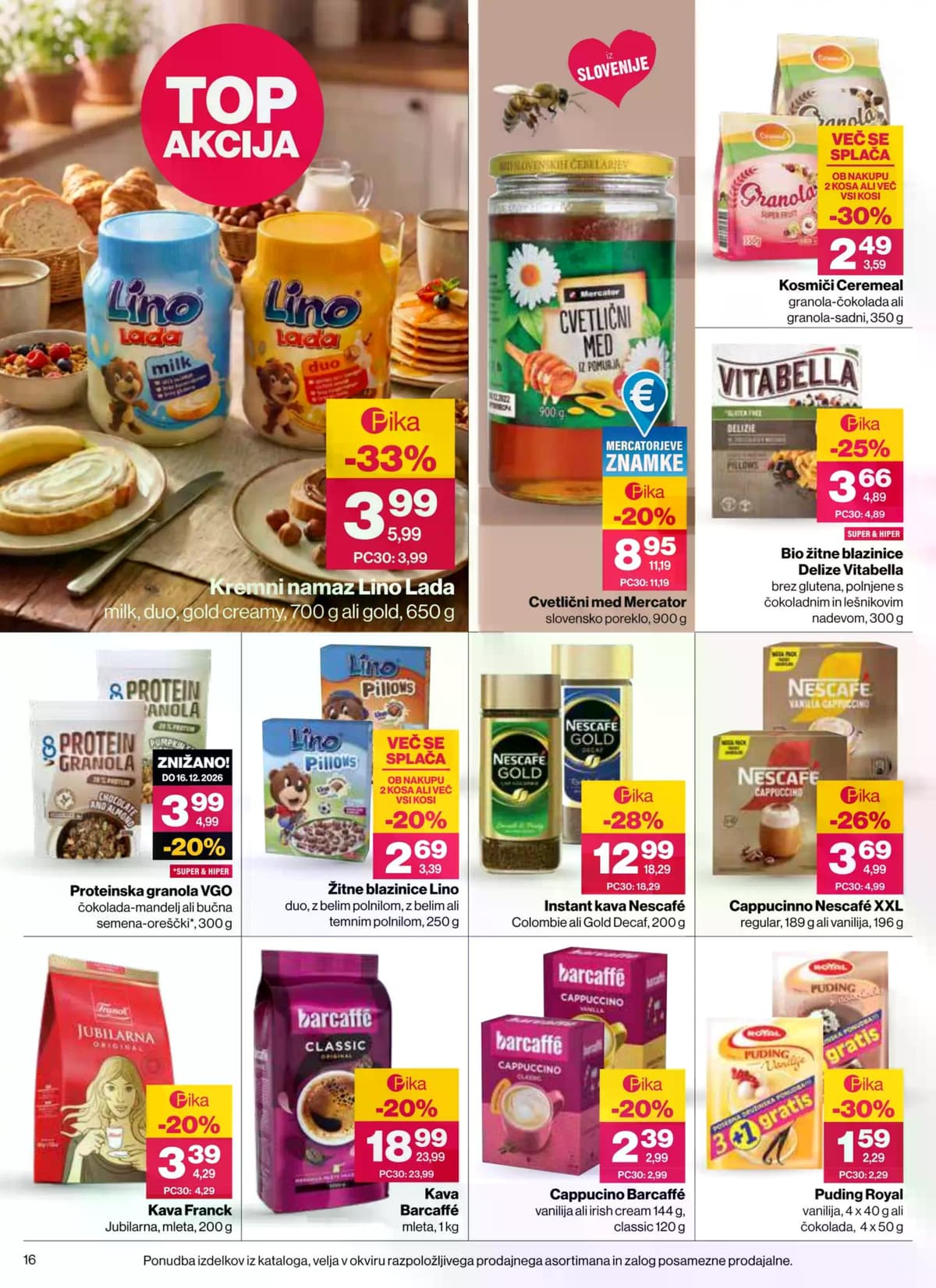Stran 16. Mercator kataloga - Akcijska Ponudba