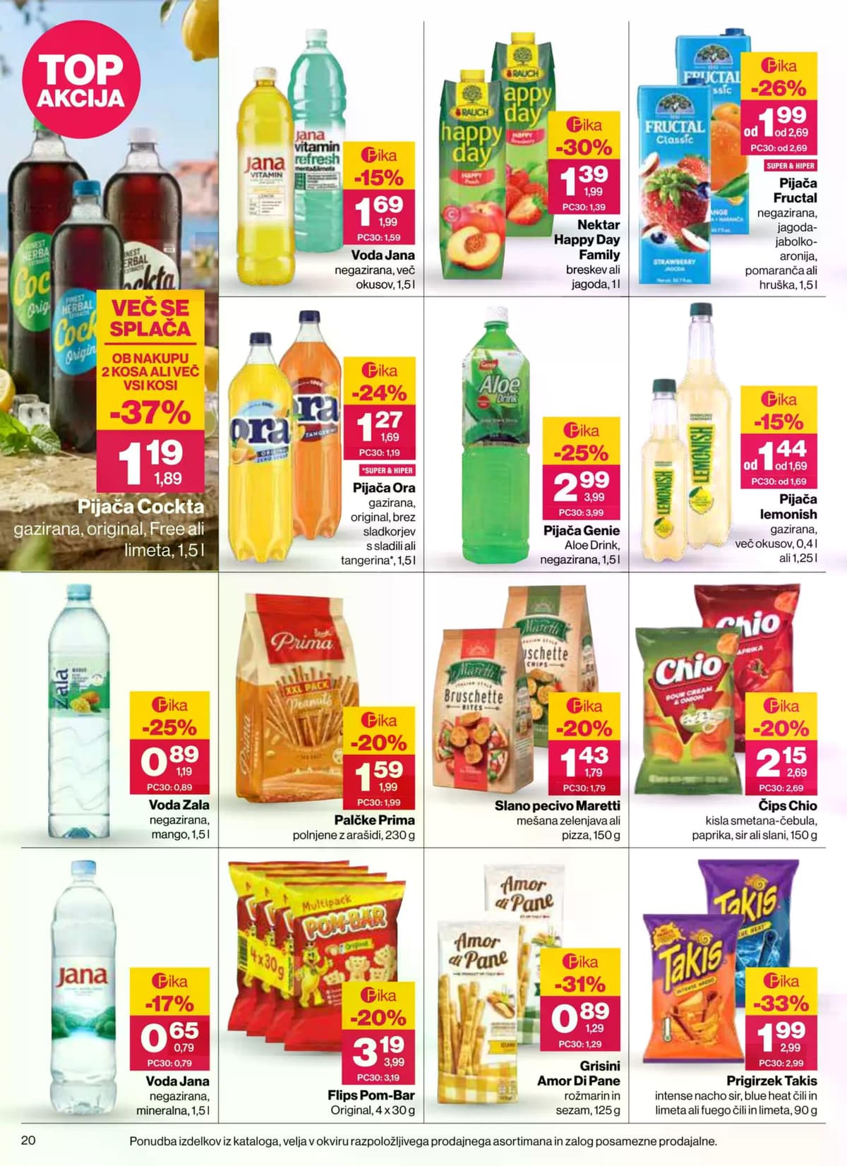 Stran 20. Mercator kataloga - Akcijska Ponudba