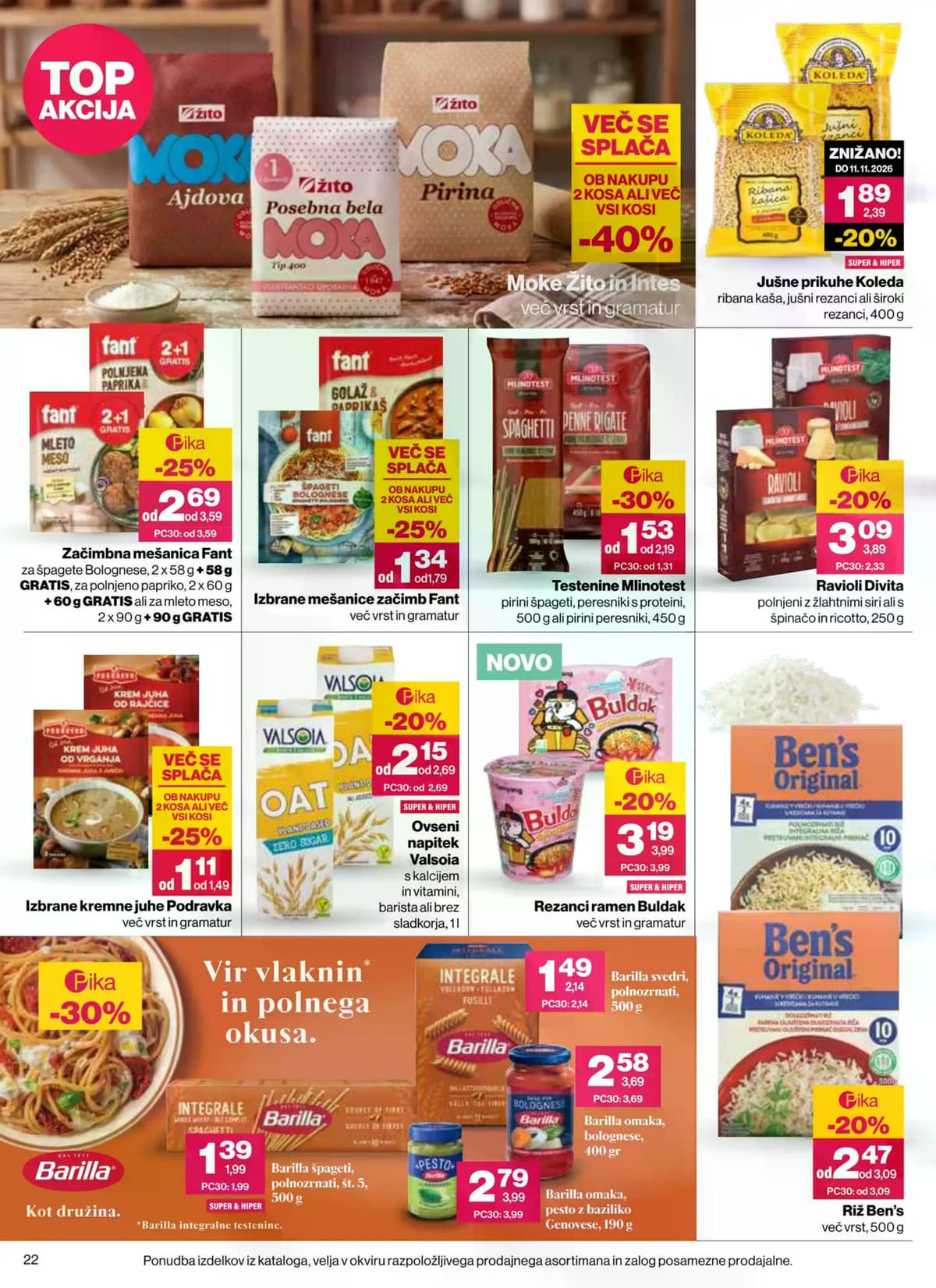 Stran 22. Mercator kataloga - Akcijska Ponudba
