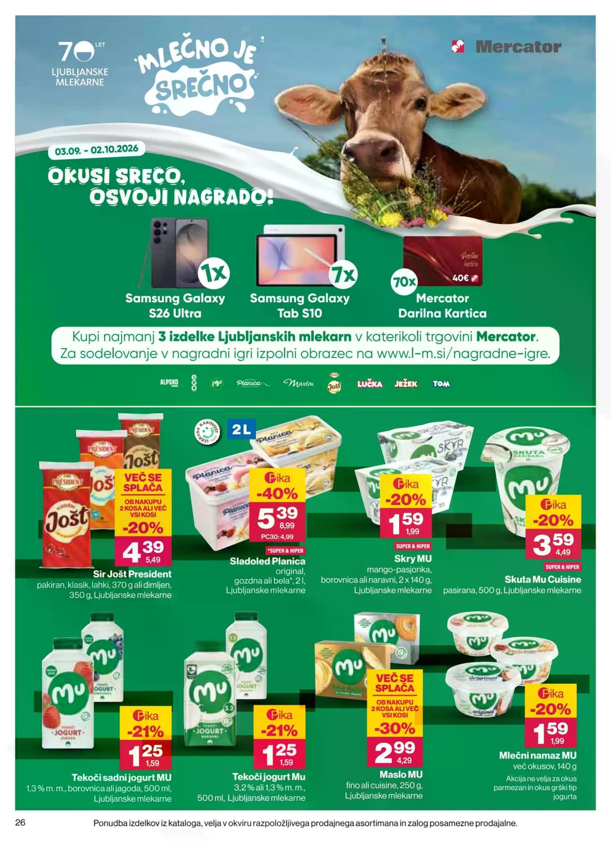 Stran 26. Mercator kataloga - Akcijska Ponudba