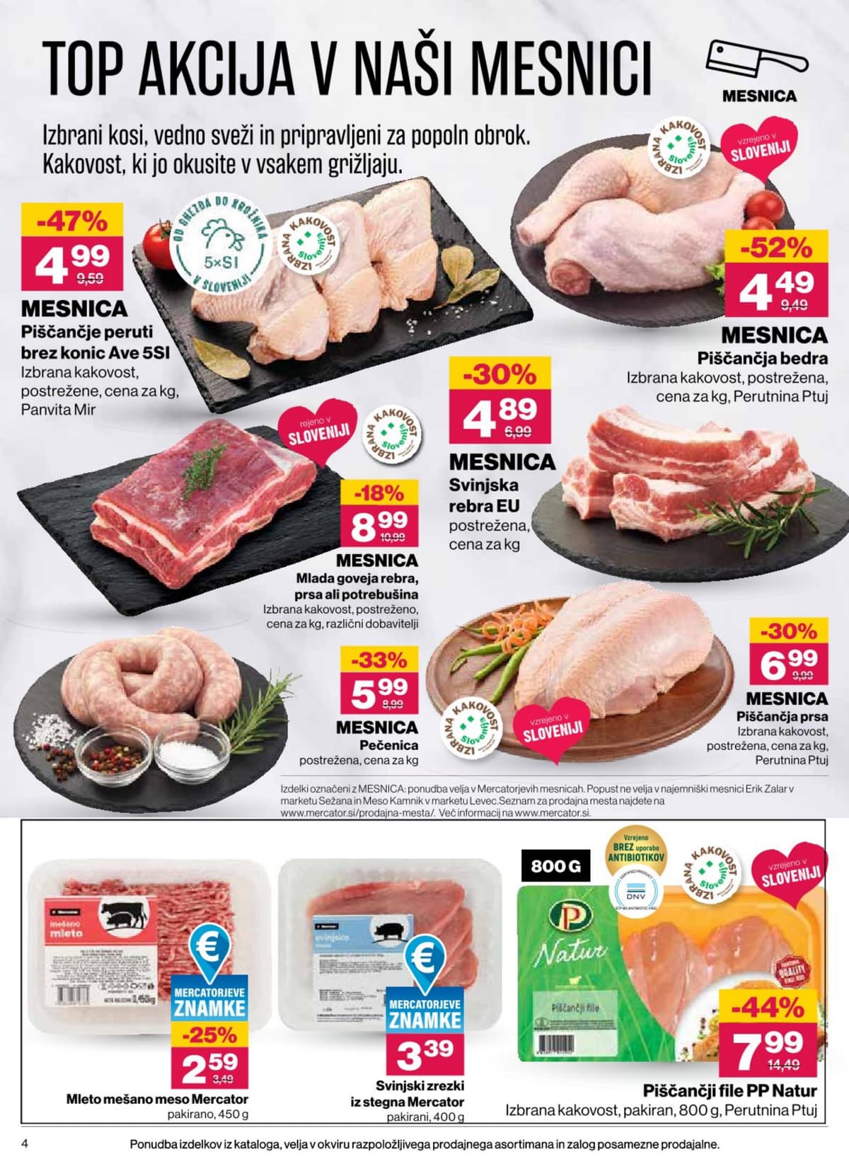 Stran 4. Mercator kataloga - Akcijska Ponudba od 23.09.2026.