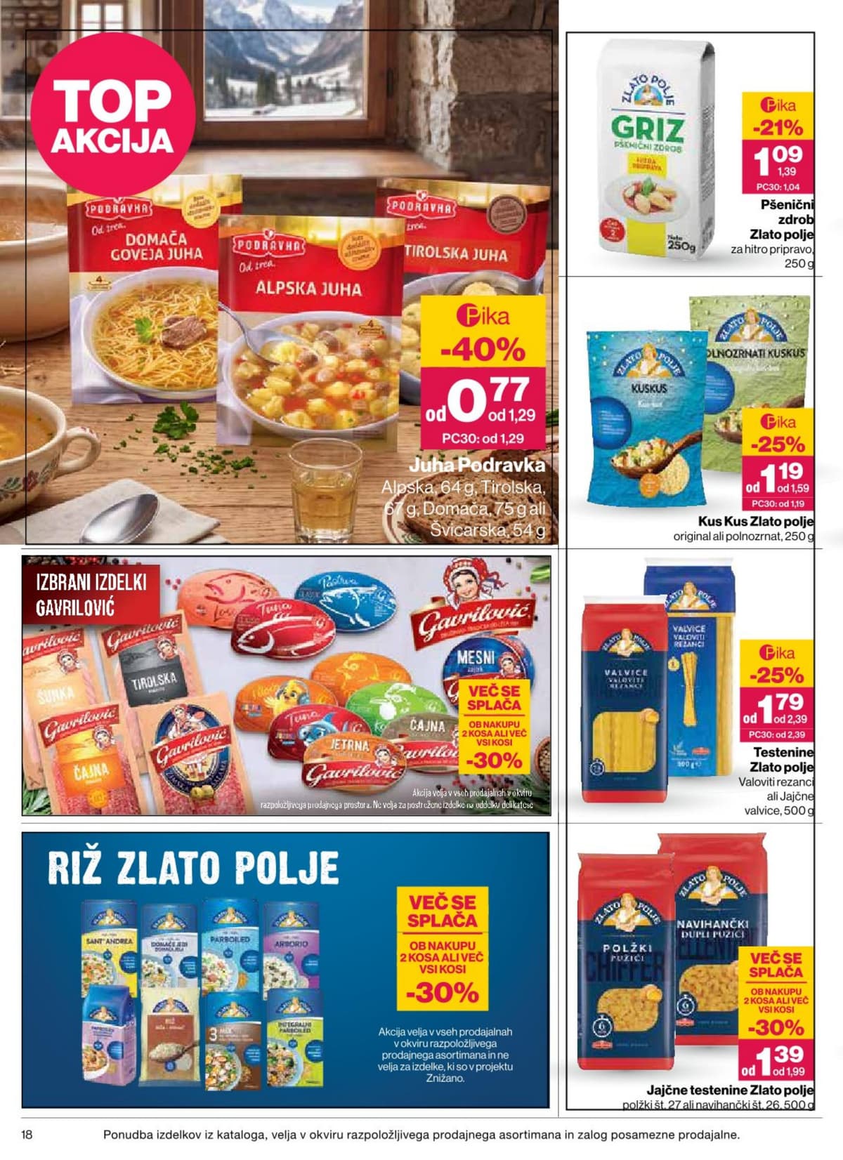 Stran 18. Mercator kataloga - Akcijska Ponudba od 23.09.2026.