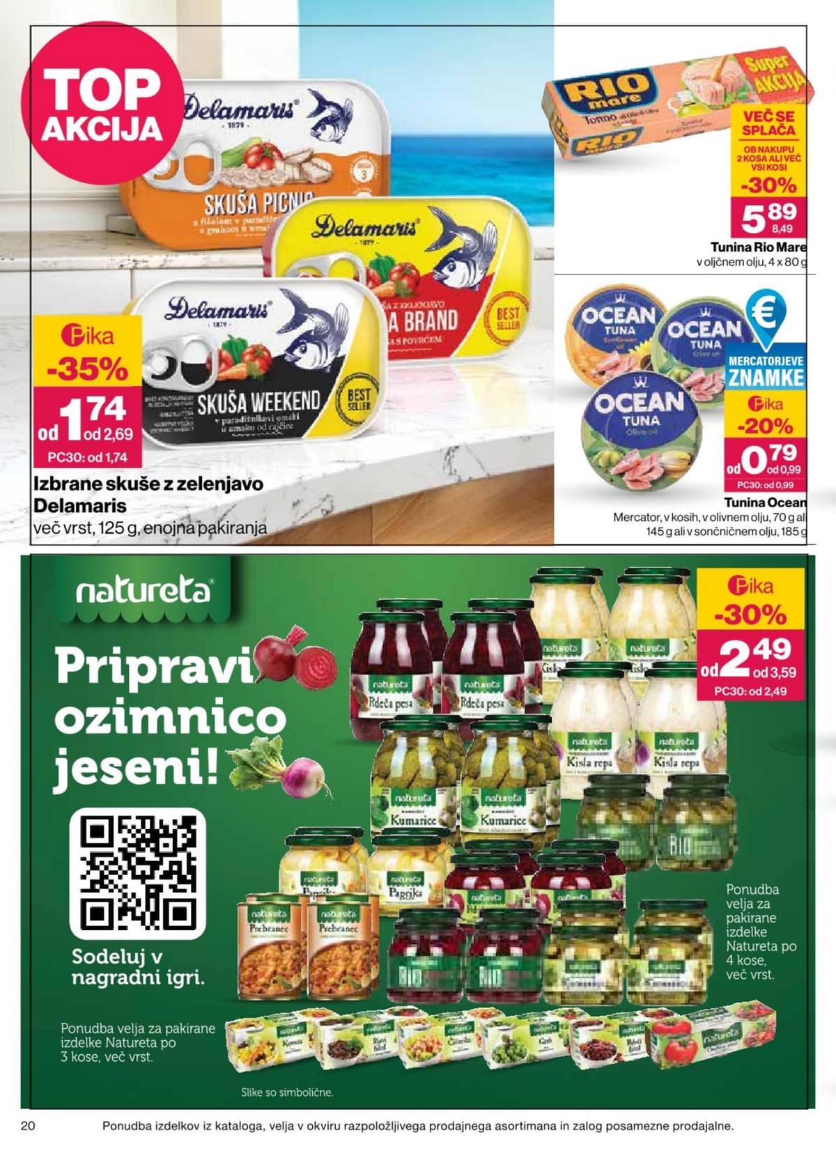 Stran 20. Mercator kataloga - Akcijska Ponudba od 23.09.2026.