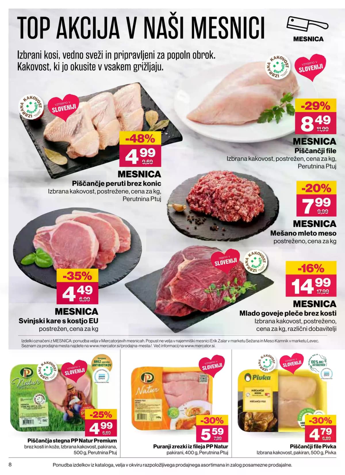 Stran 8. Mercator kataloga - Akcijska Ponudba od 29.09.2026.