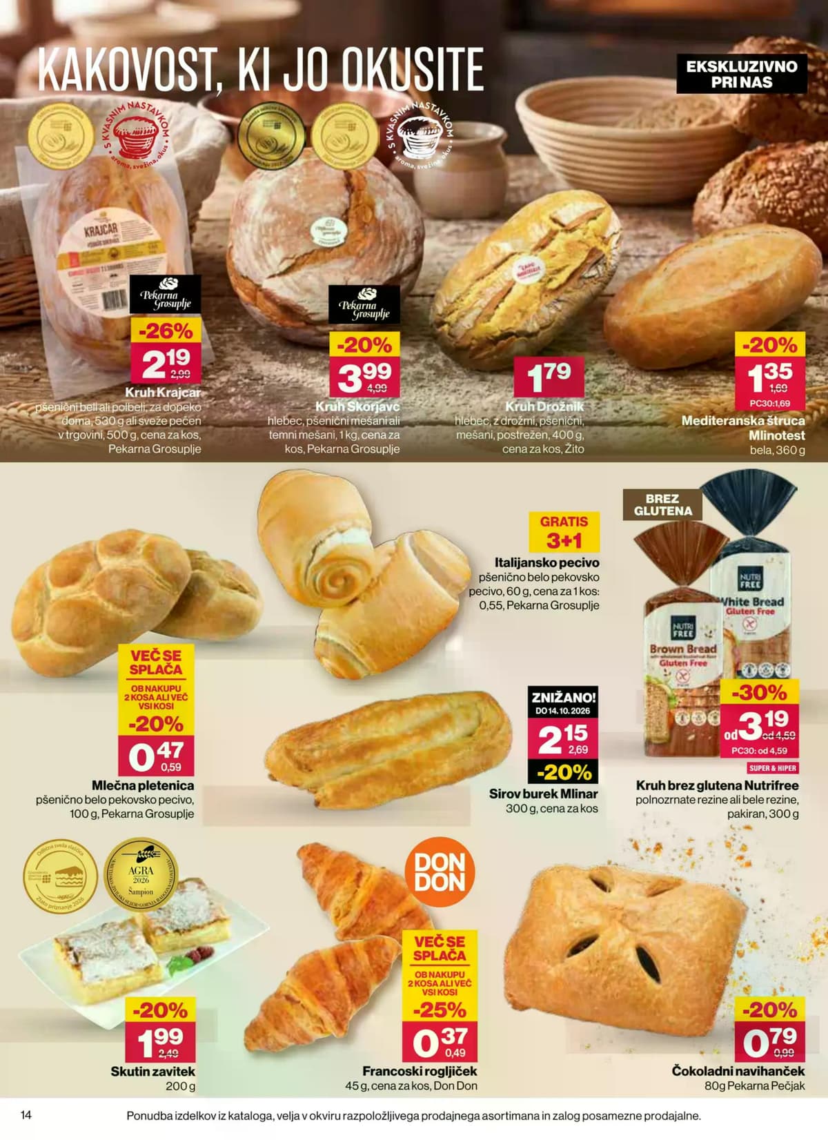 Stran 14. Mercator kataloga - Akcijska Ponudba od 29.09.2026.