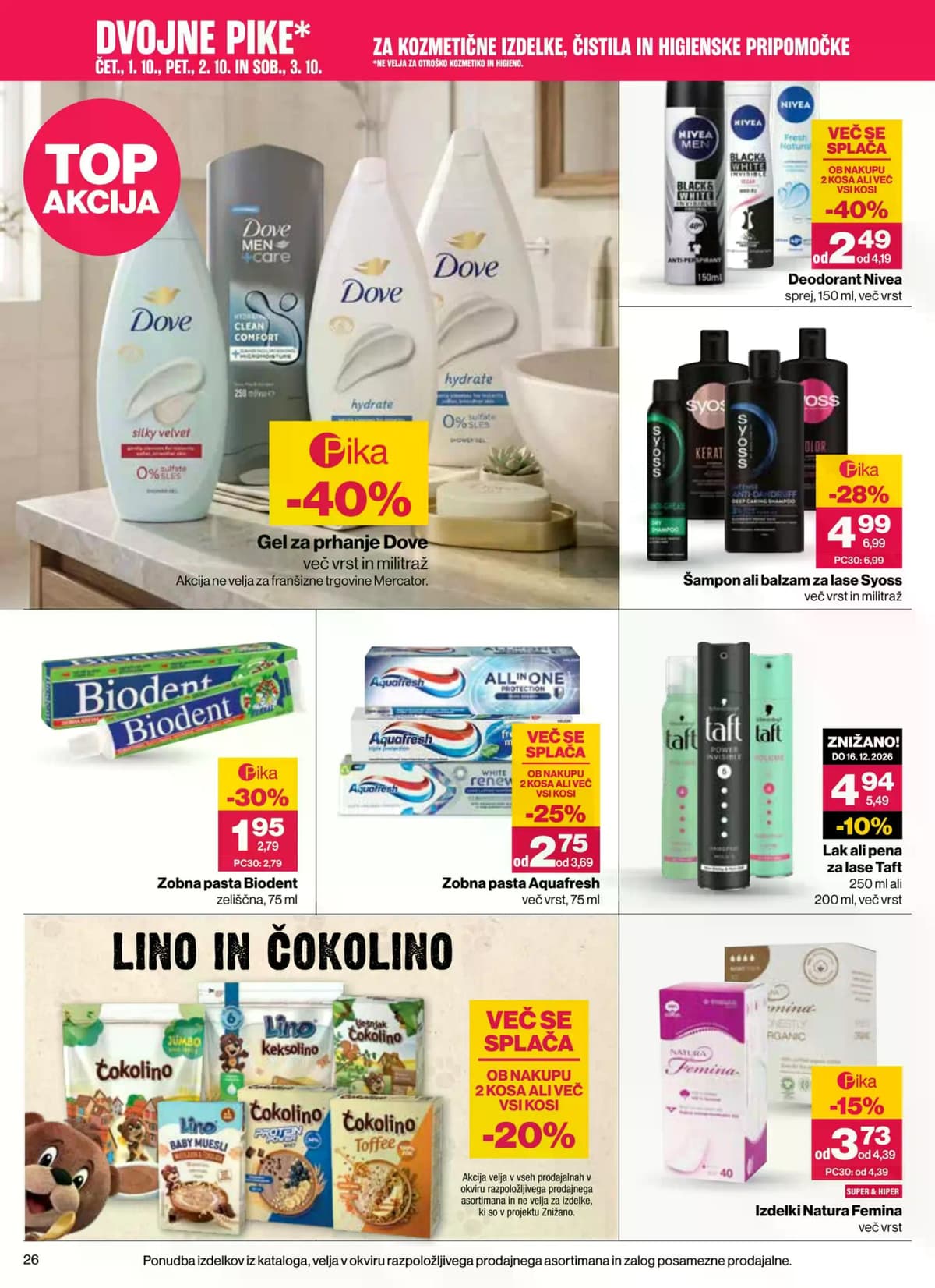 Stran 26. Mercator kataloga - Akcijska Ponudba od 29.09.2026.