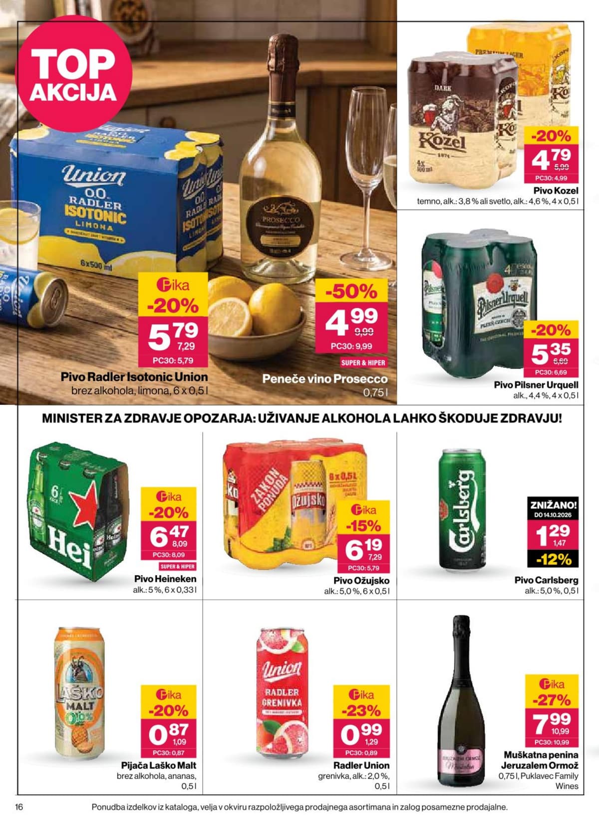 Stran 16. Mercator kataloga - Akcijska Ponudba od 08.10.2026.
