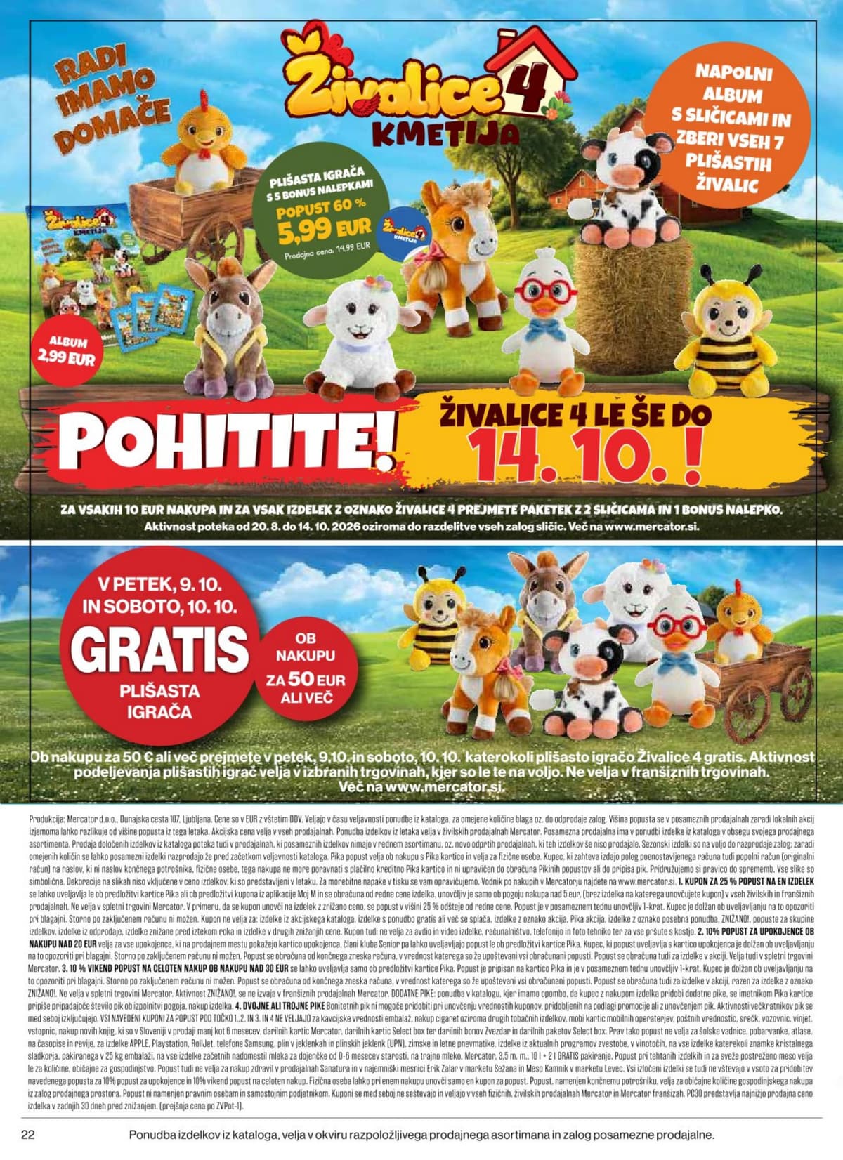 Stran 22. Mercator kataloga - Akcijska Ponudba od 08.10.2026.