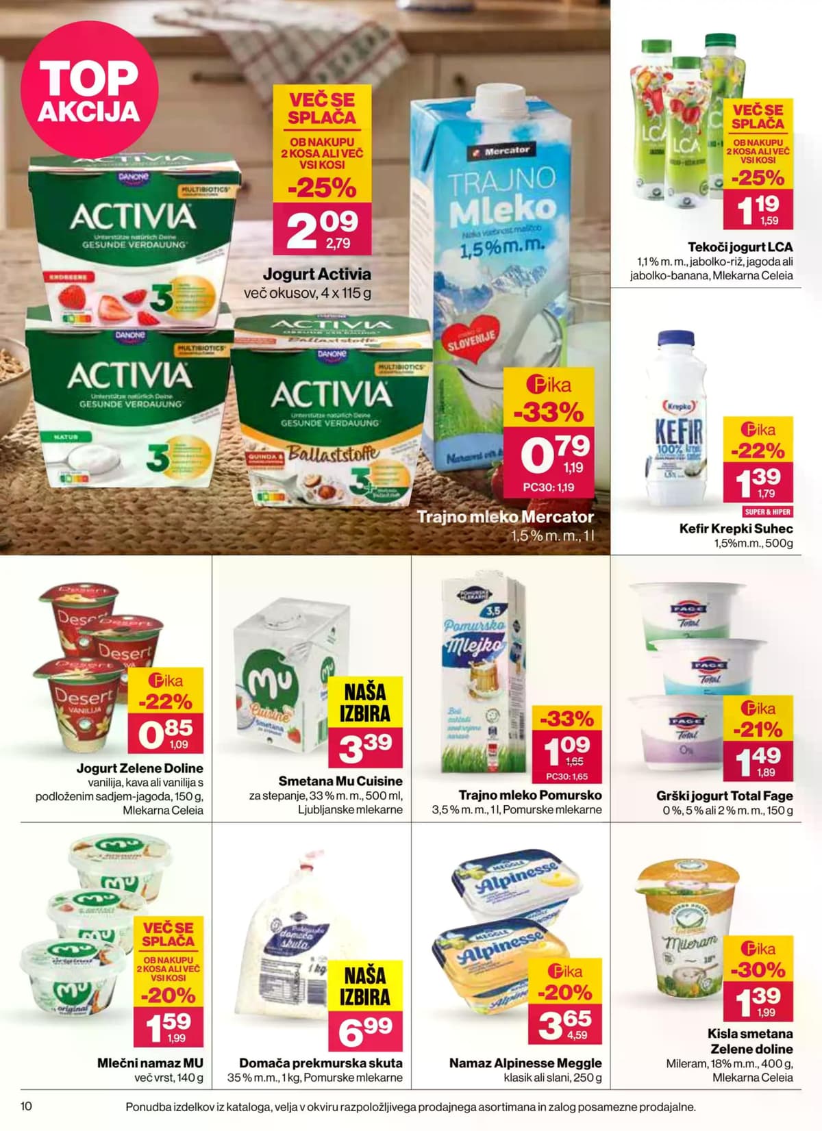 Stran 10. Mercator kataloga - Akcijska Ponudba od 10.10.2026.