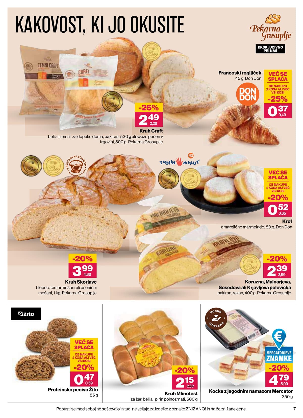 Stran 7. Mercator kataloga - Akcijska Ponudba od 22.10.2026.