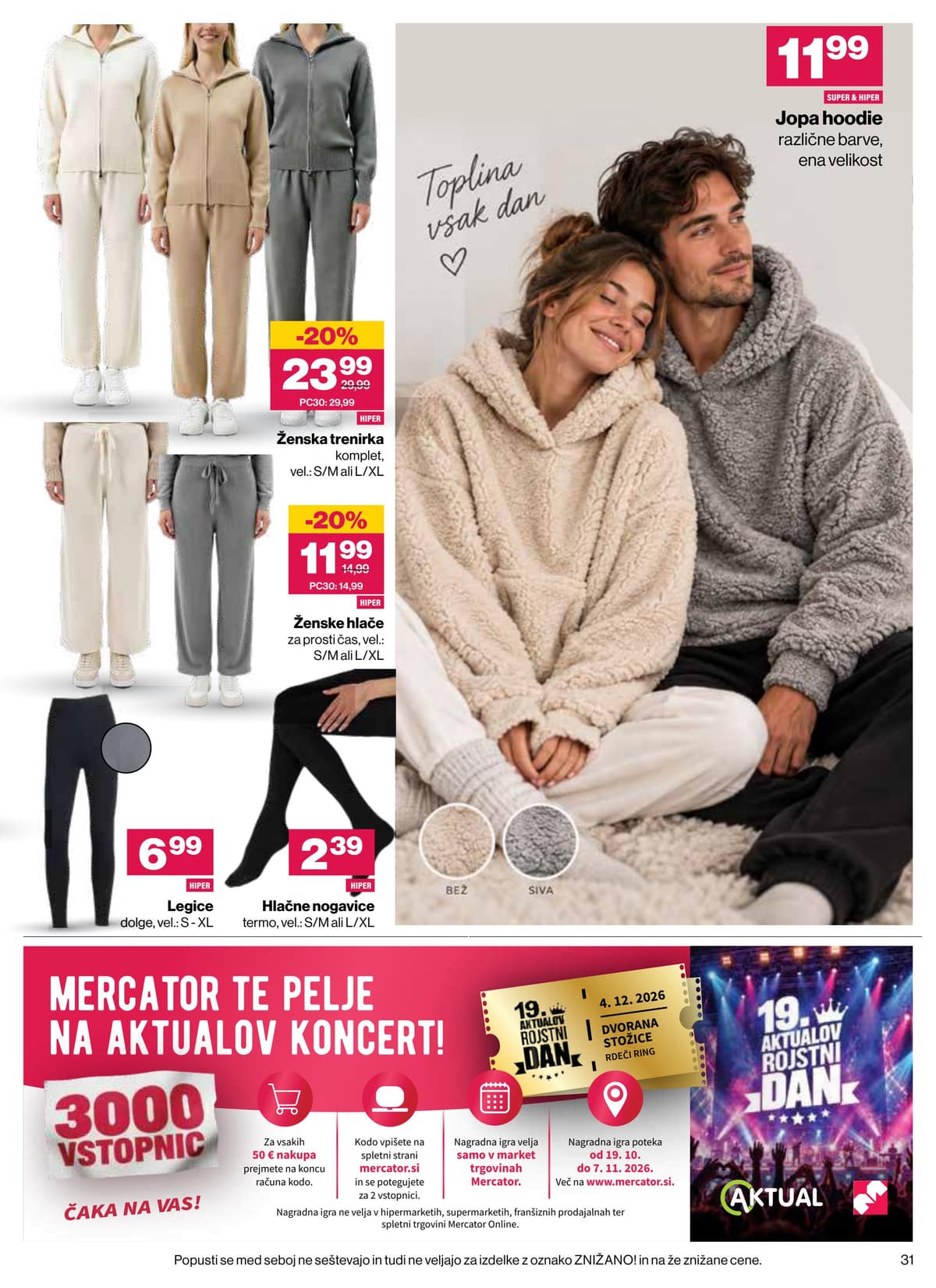 Stran 29. Mercator kataloga - Akcijska Ponudba od 22.10.2026.