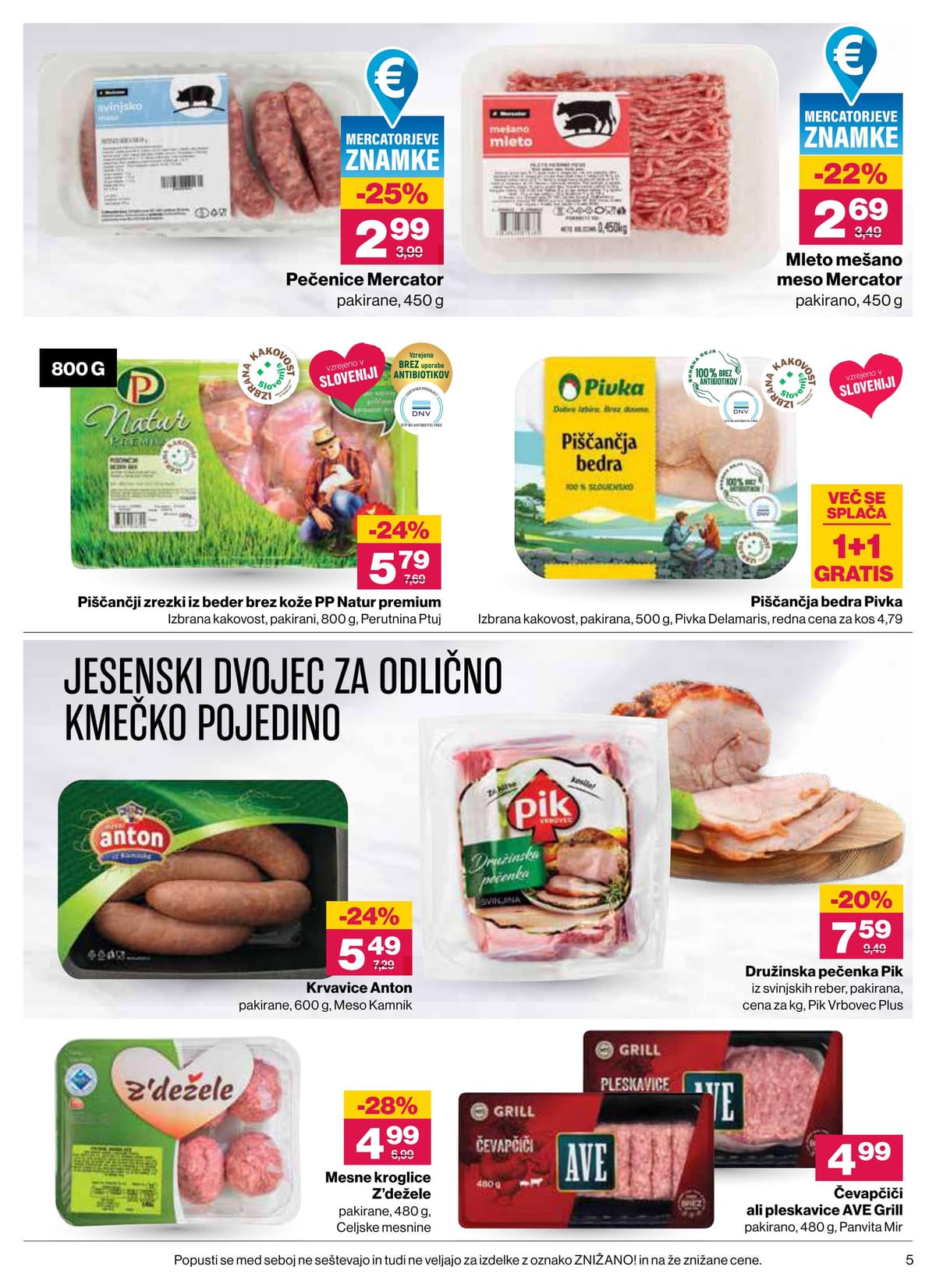 Stran 5. Mercator kataloga - Akcijska Ponudba od 27.10.2026.