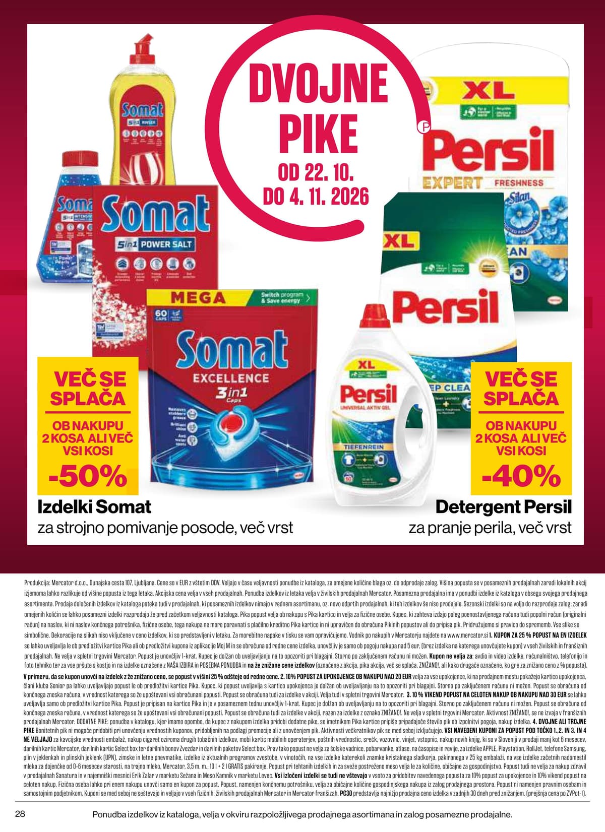 Stran 28. Mercator kataloga - Akcijska Ponudba