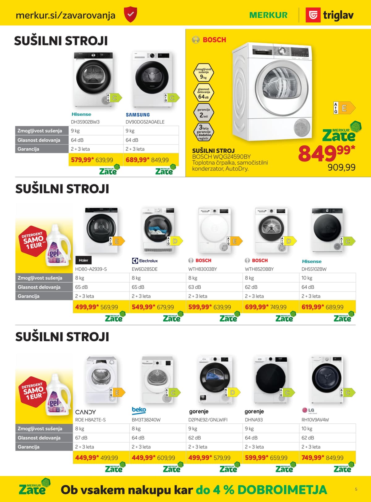 Stran 5. Merkur kataloga - Oktober