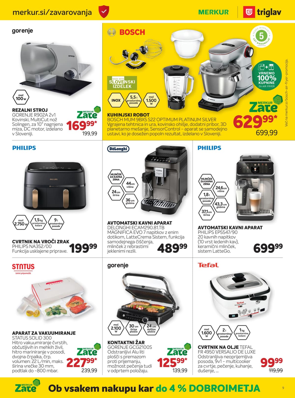 Stran 9. Merkur kataloga - Oktober