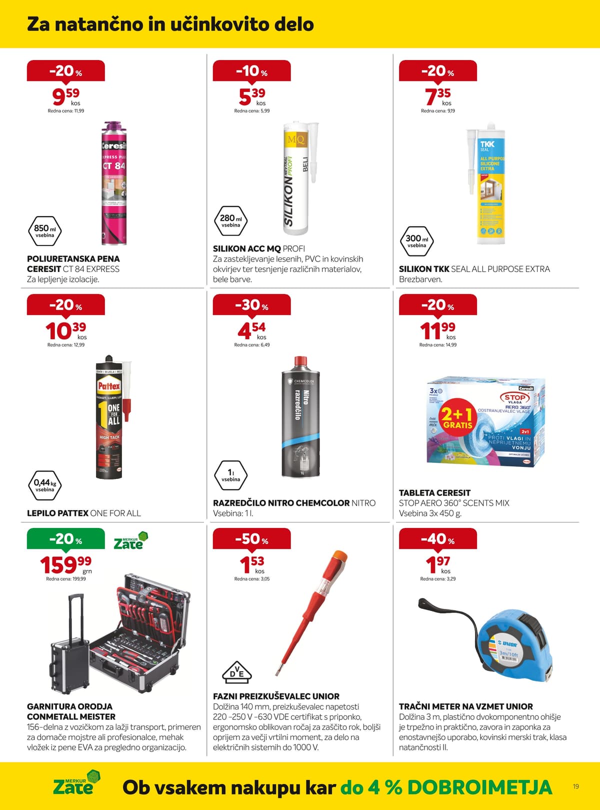 Stran 19. Merkur kataloga - Akcijska ponudba