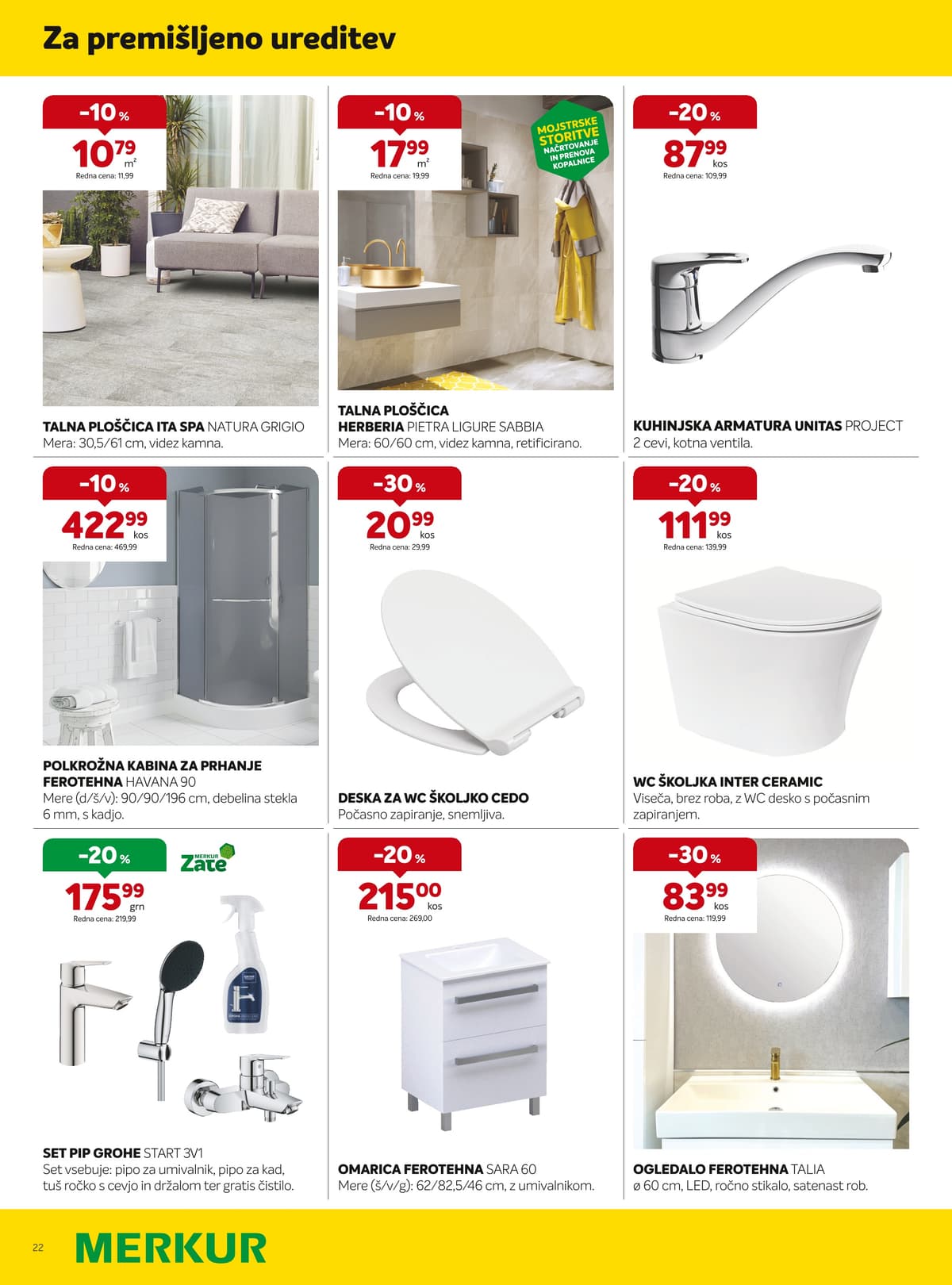 Stran 22. Merkur kataloga - Akcijska ponudba