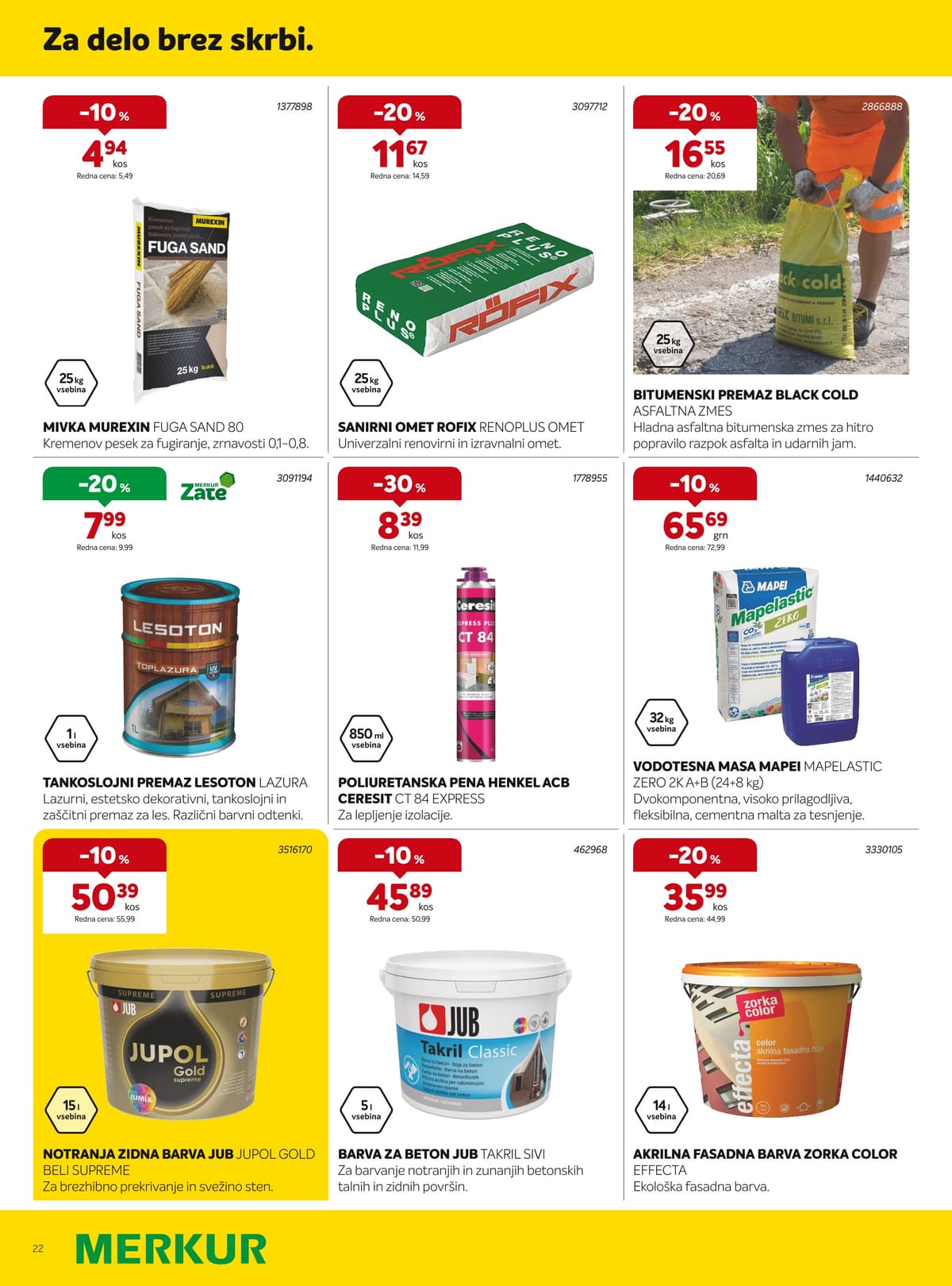Stran 22. Merkur kataloga - Marec 2026