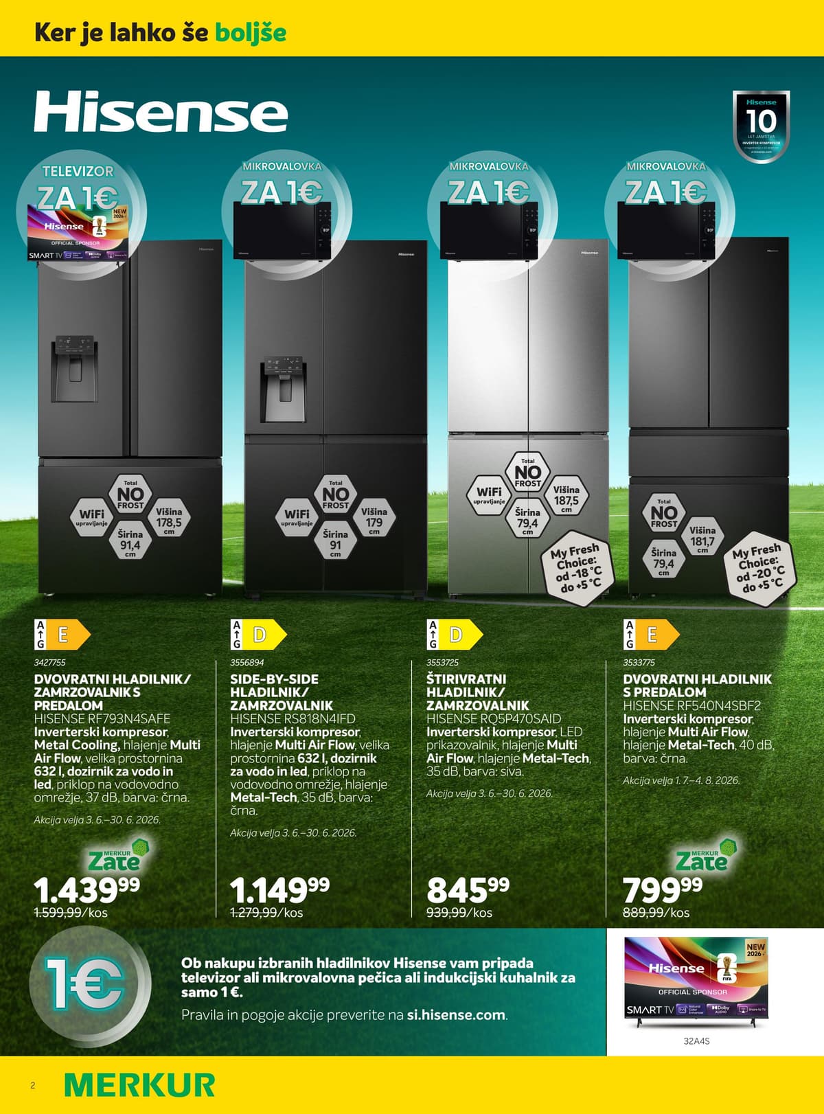 Stran 2. Merkur kataloga - Hisense in Gorenje od 21.06.2026