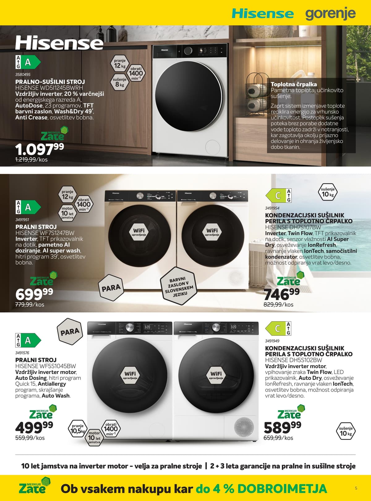 Stran 5. Merkur kataloga - Hisense in Gorenje od 21.06.2026