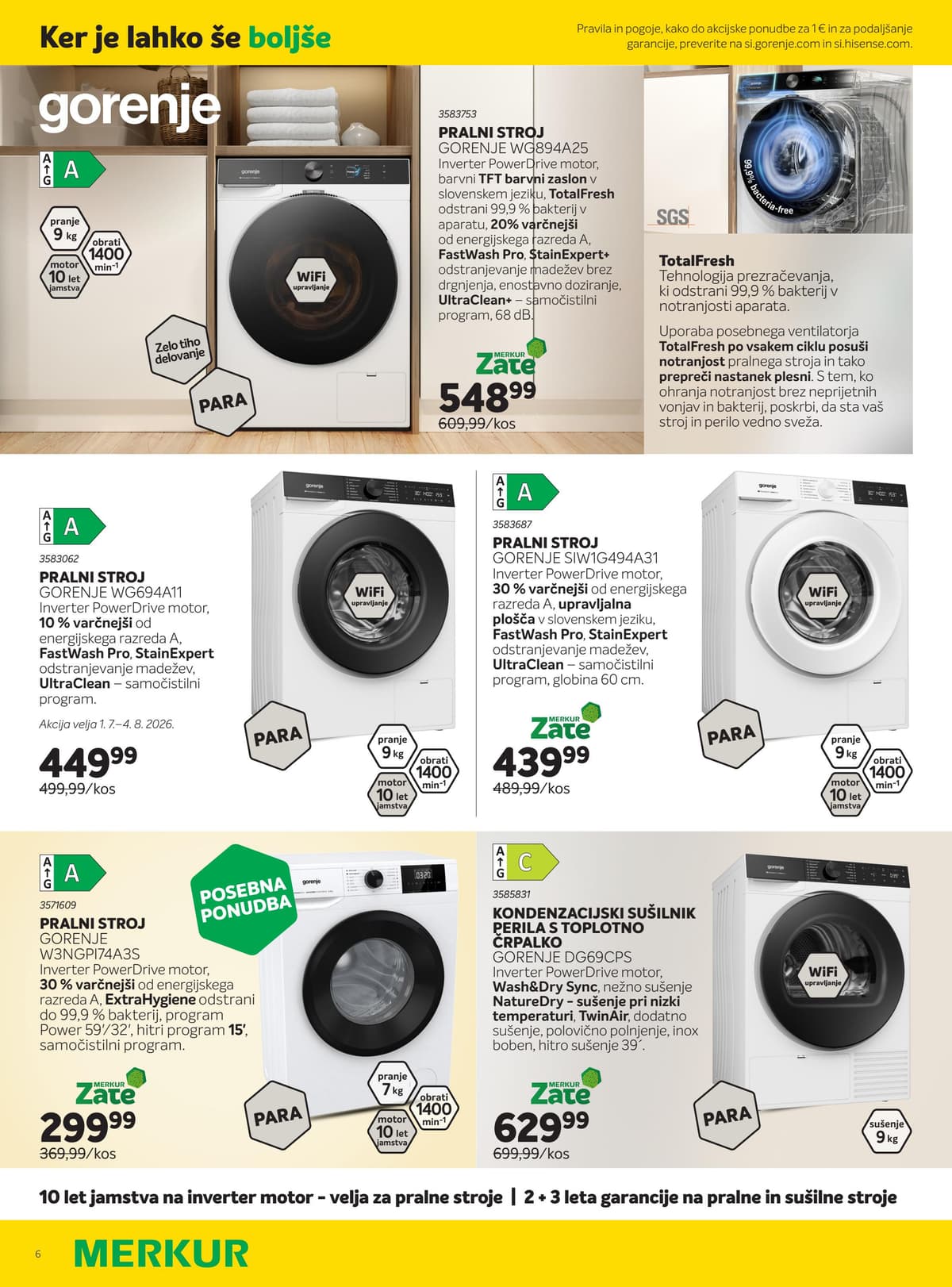 Stran 6. Merkur kataloga - Hisense in Gorenje od 21.06.2026