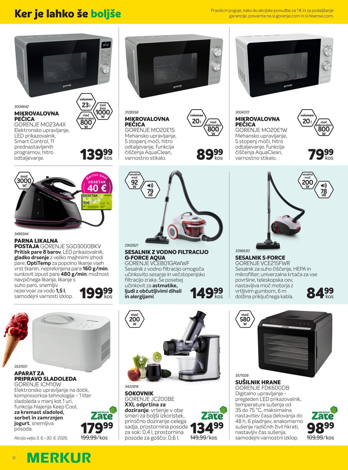 Stran 12. Merkur kataloga - Hisense in Gorenje od 21.06.2026