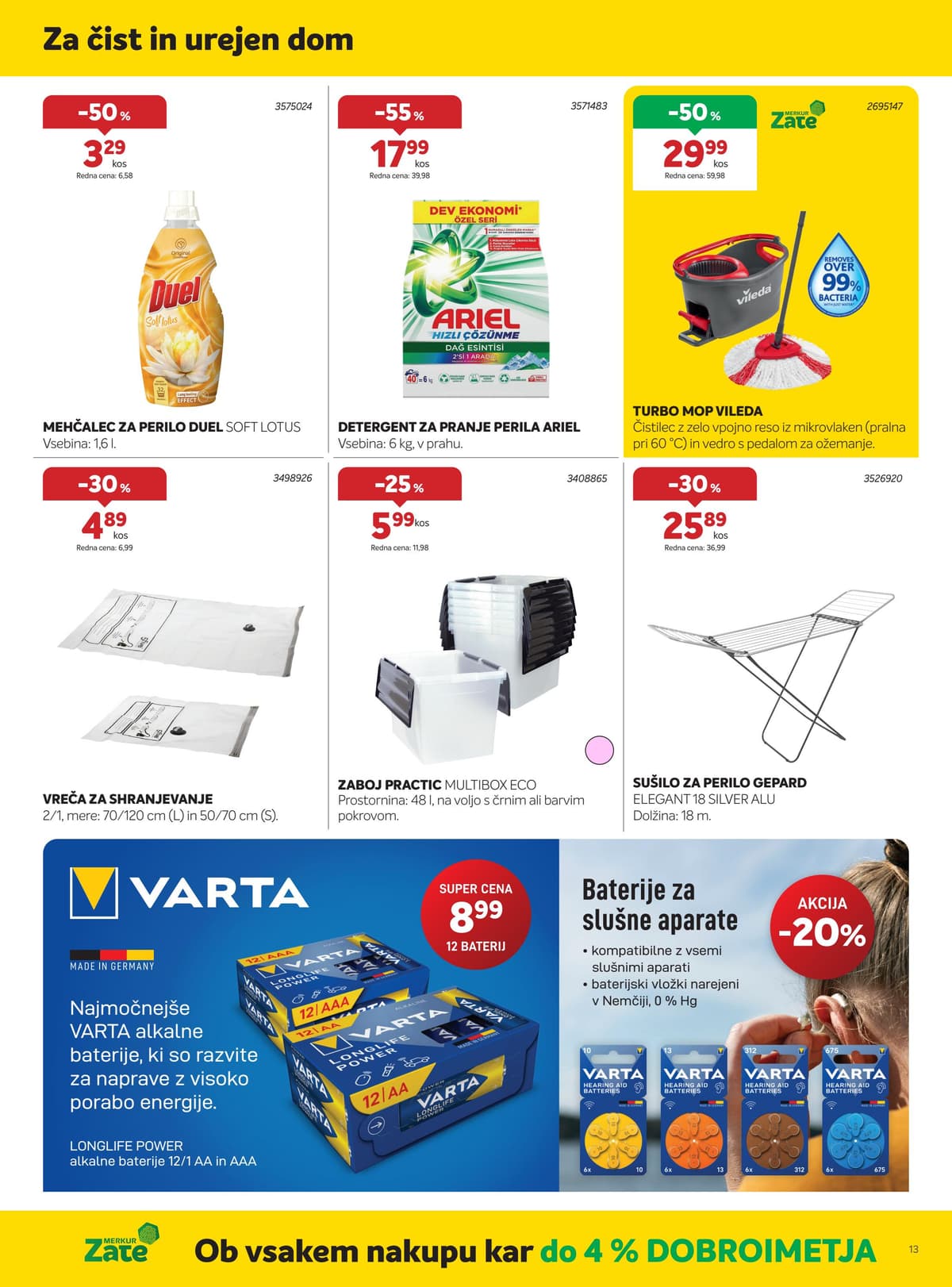 Stran 13. Merkur kataloga - Avgust 2026 od 05.08.2026