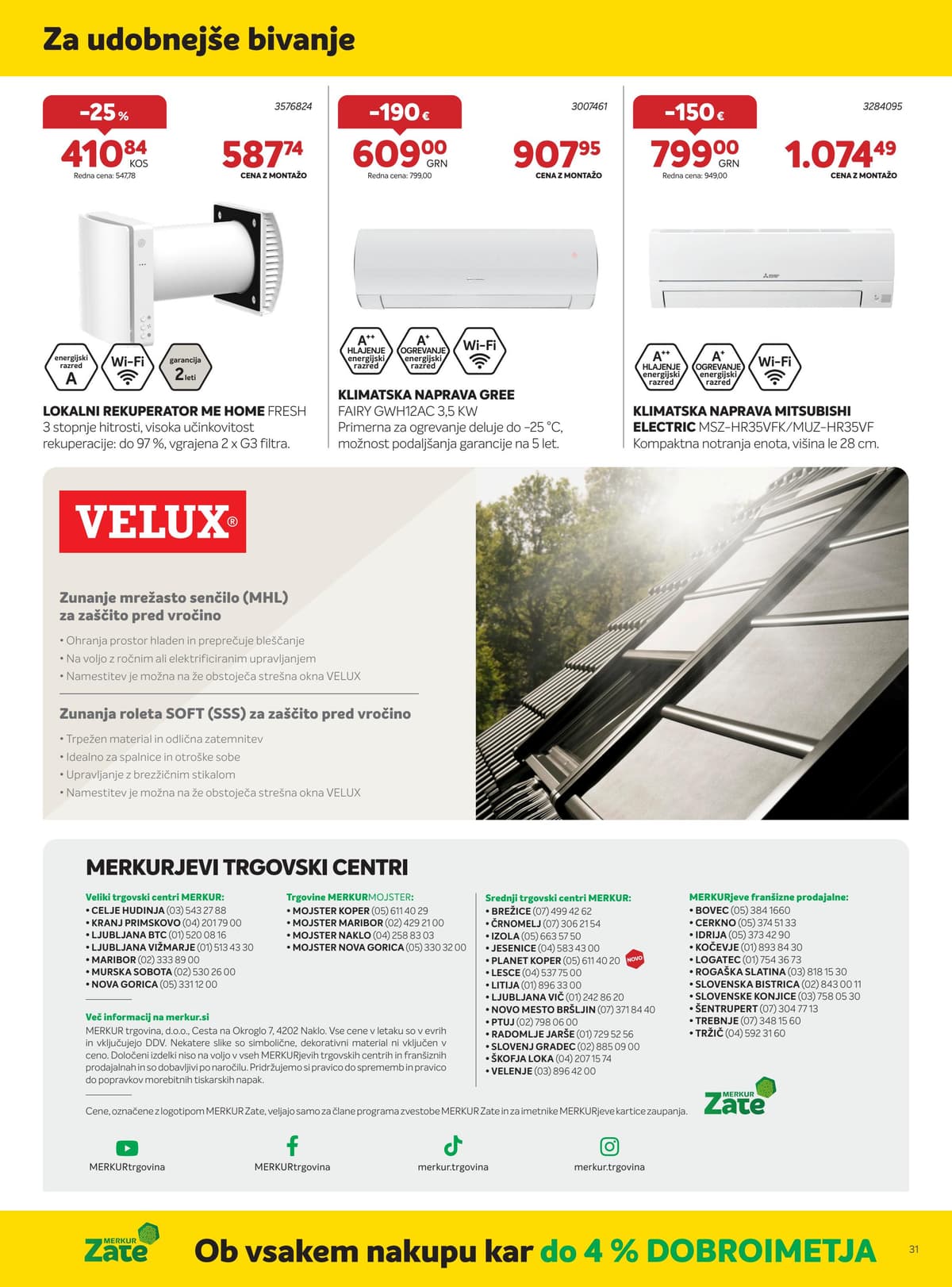 Stran 31. Merkur kataloga - Avgust 2026 od 05.08.2026