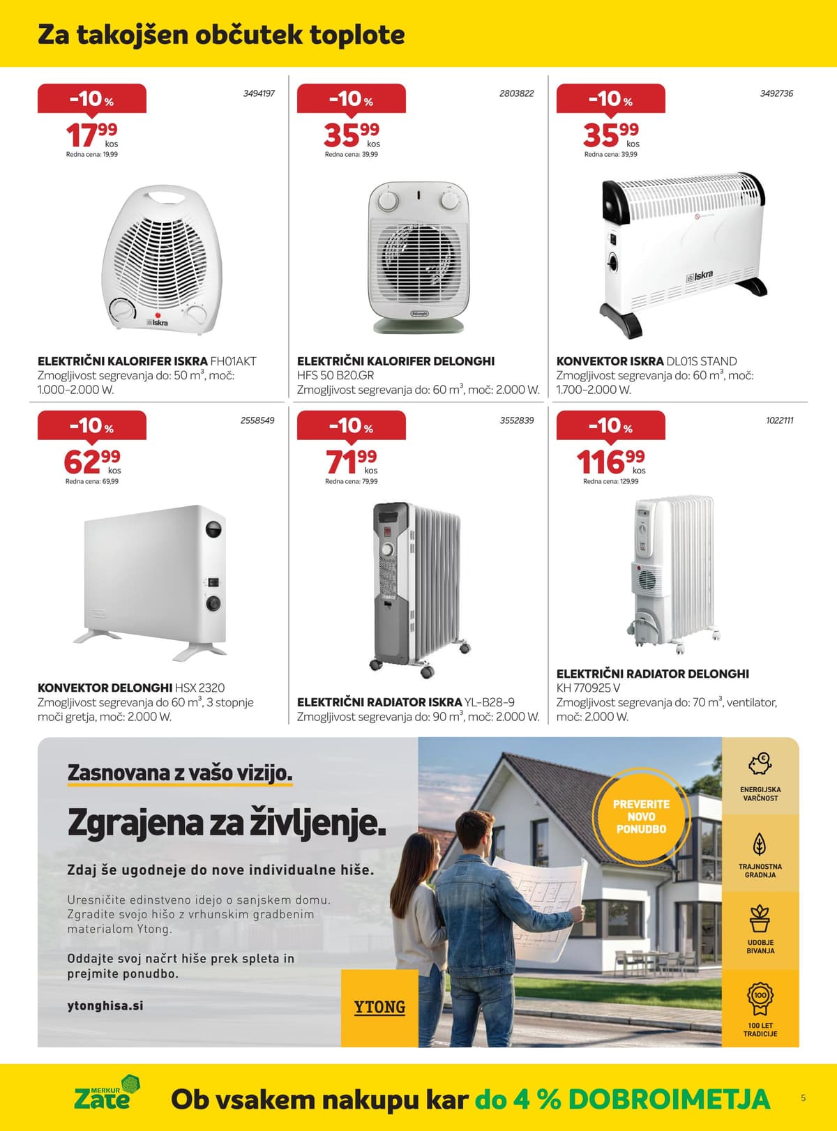 Stran 5. Merkur kataloga - Čas za pripravo na jesen od 03.09.2026.