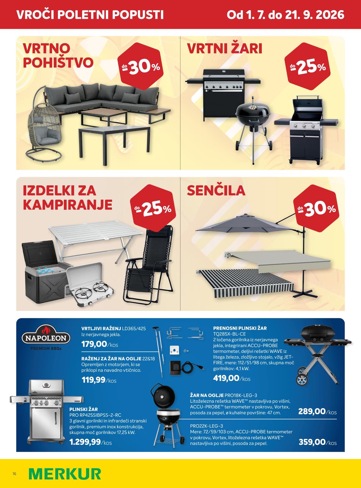 Stran 16. Merkur kataloga - Čas za pripravo na jesen od 03.09.2026.