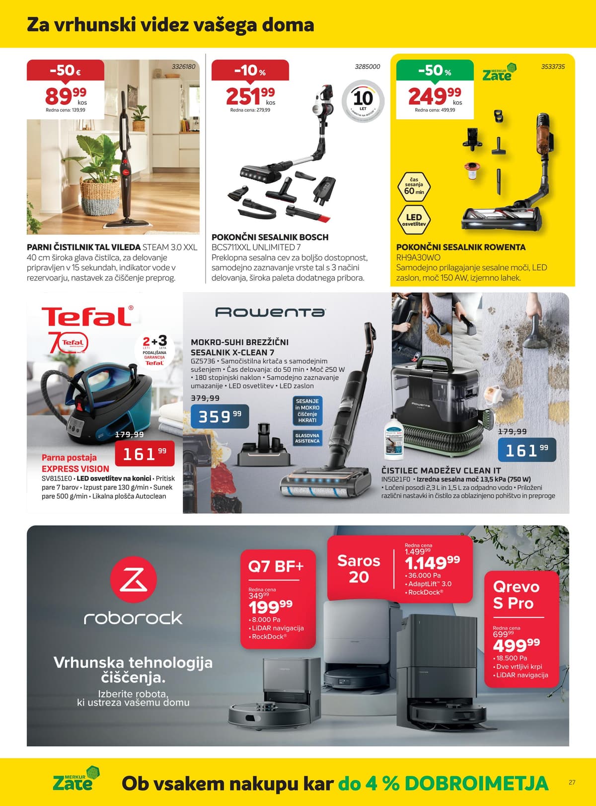 Stran 27. Merkur kataloga - Čas za pripravo na jesen