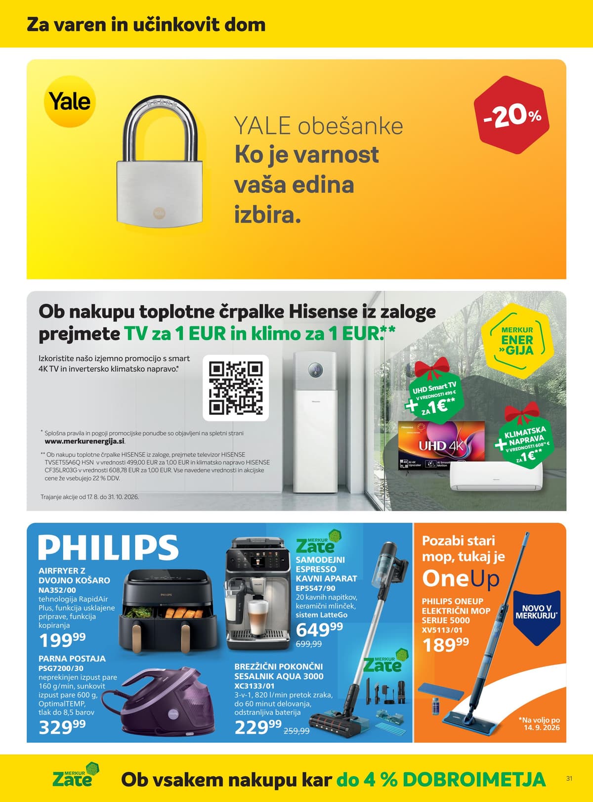Stran 31. Merkur kataloga - Čas za pripravo na jesen