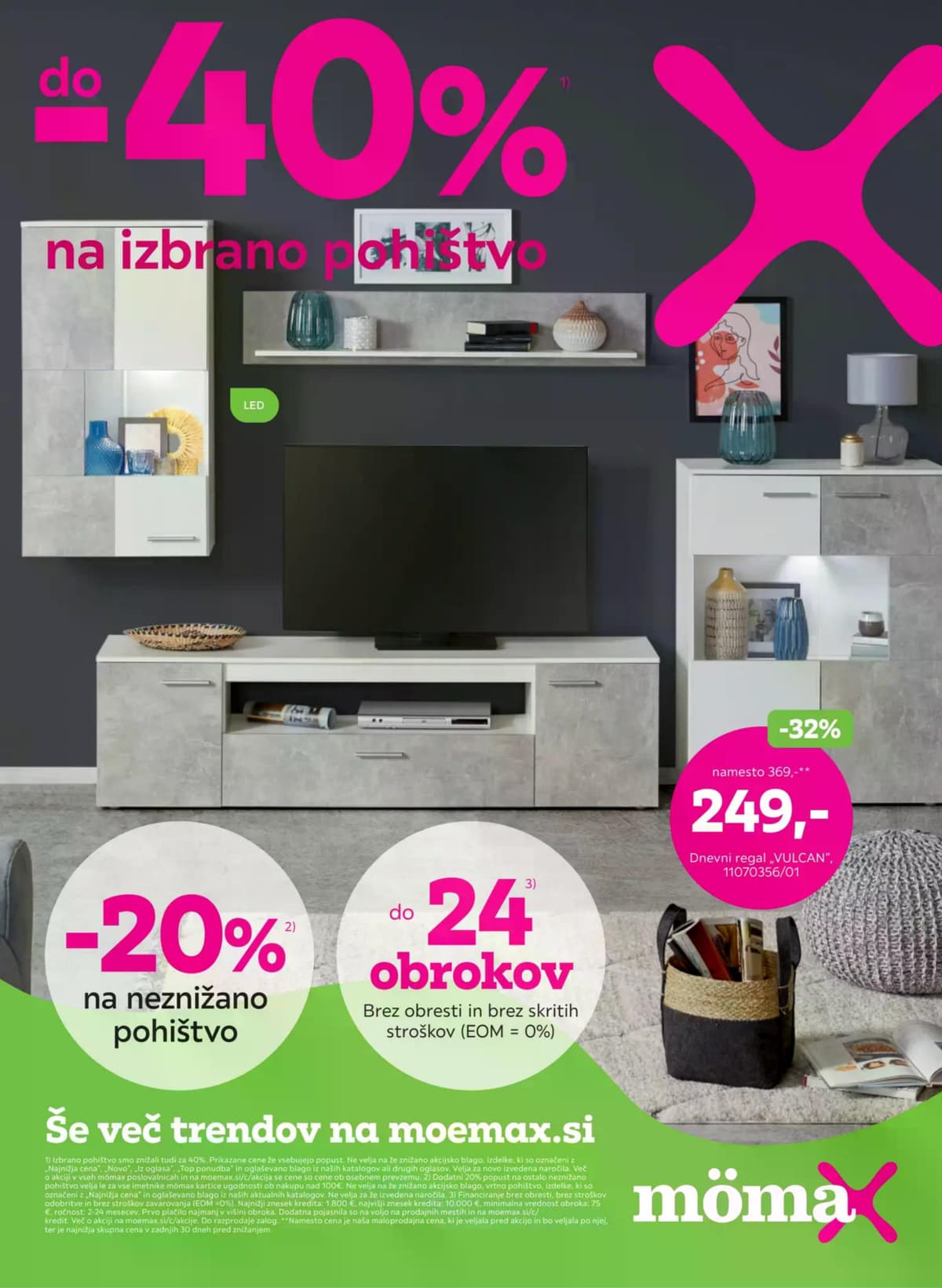 Stran 1. Mömax kataloga - Do -%40 na izabrano pohištvo od 04.03.2026.