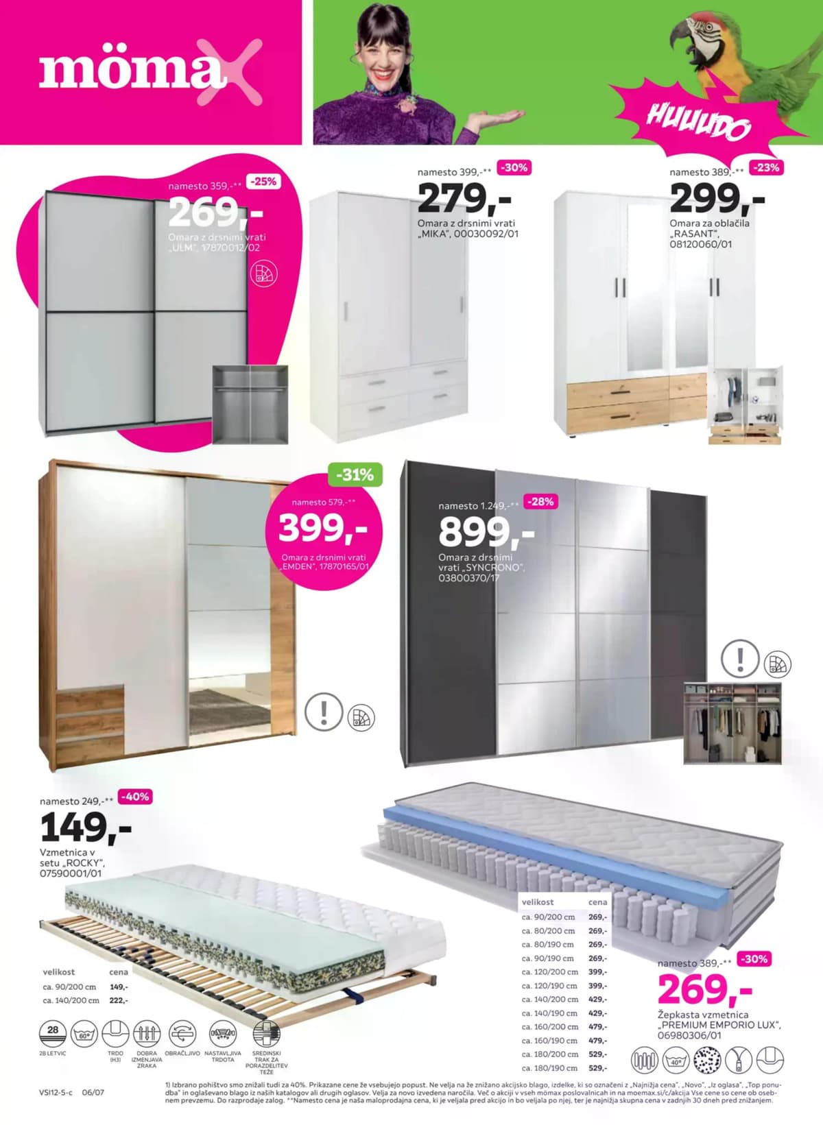 Stran 6. Mömax kataloga - Do -%40 na izabrano pohištvo od 04.03.2026.