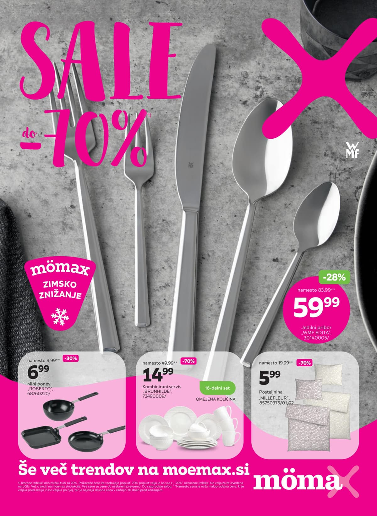 Stran 1. Mömax kataloga - Do -70% na izbrane dodatke za dom od 03.03.2026.