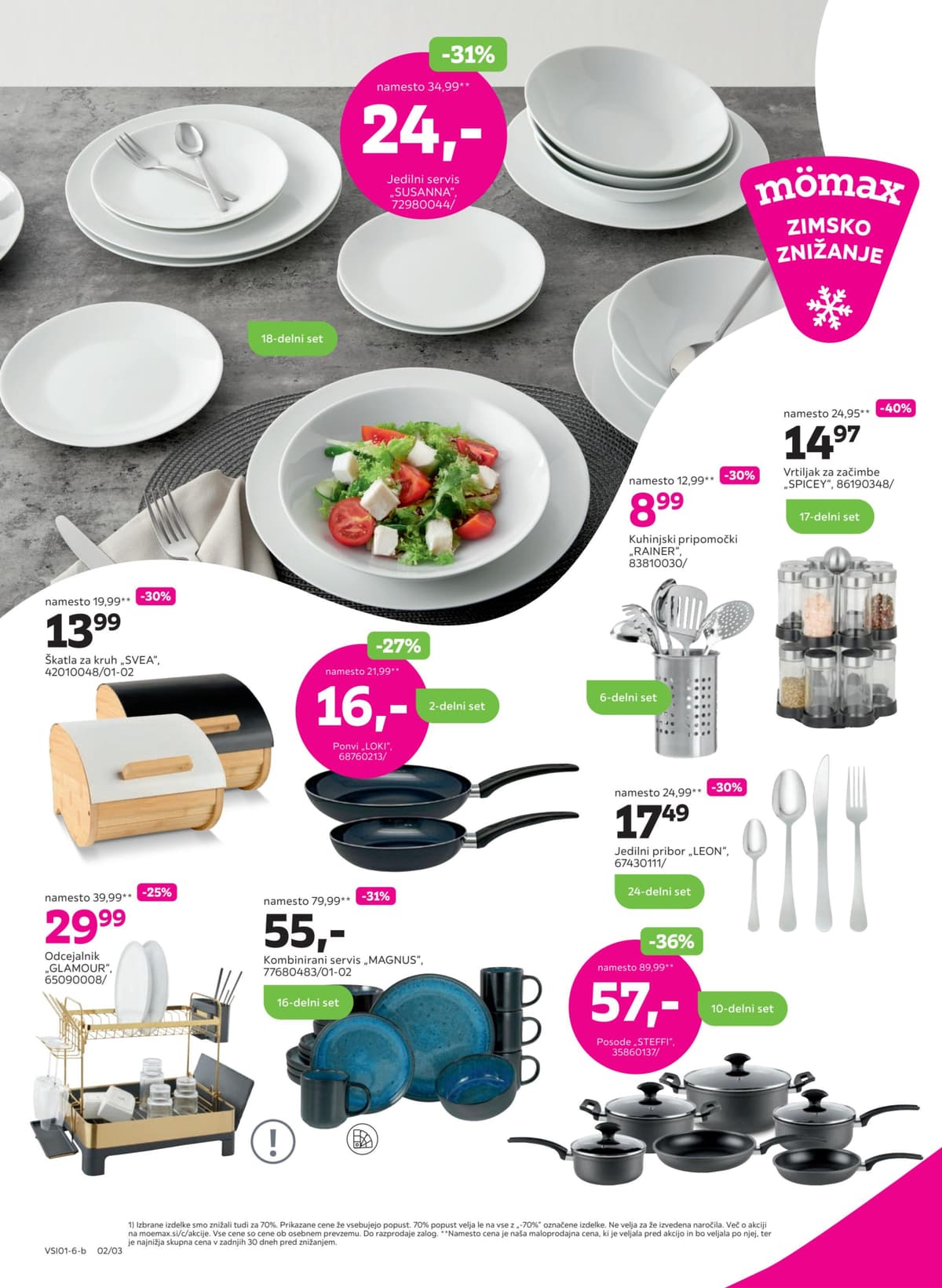 Stran 2. Mömax kataloga - Do -70% na izbrane dodatke za dom od 03.03.2026.