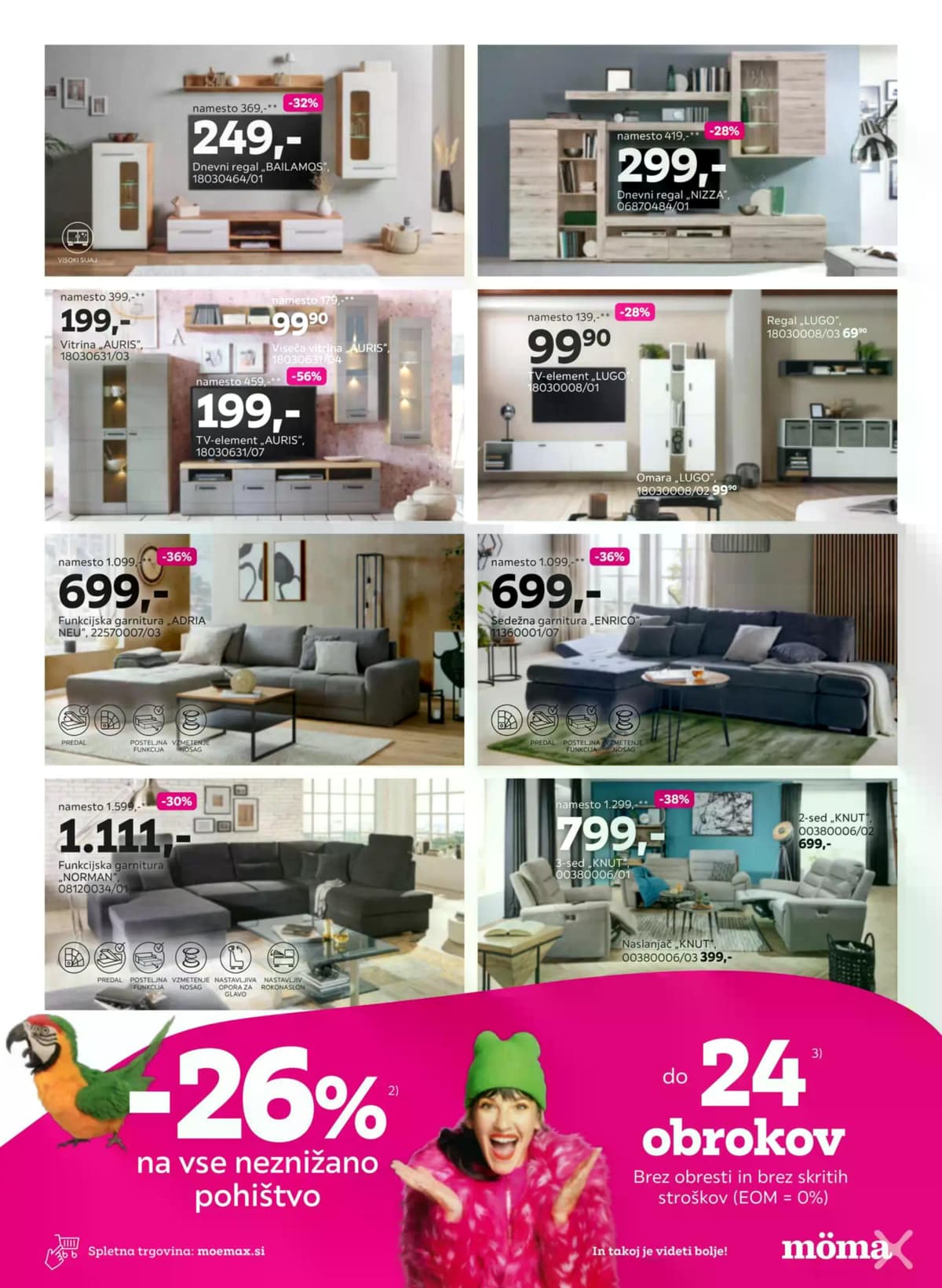 Stran 3. Mömax kataloga - Zimsko znižanje do -70%