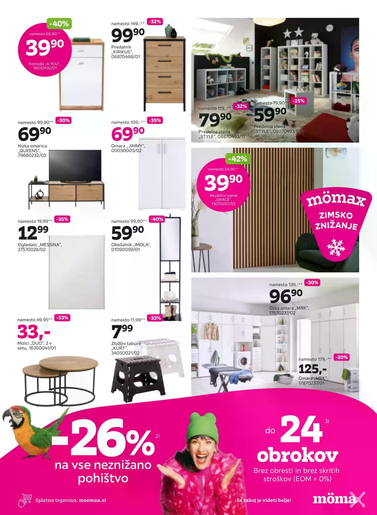 Stran 7. Mömax kataloga - Zimsko znižanje do -70%