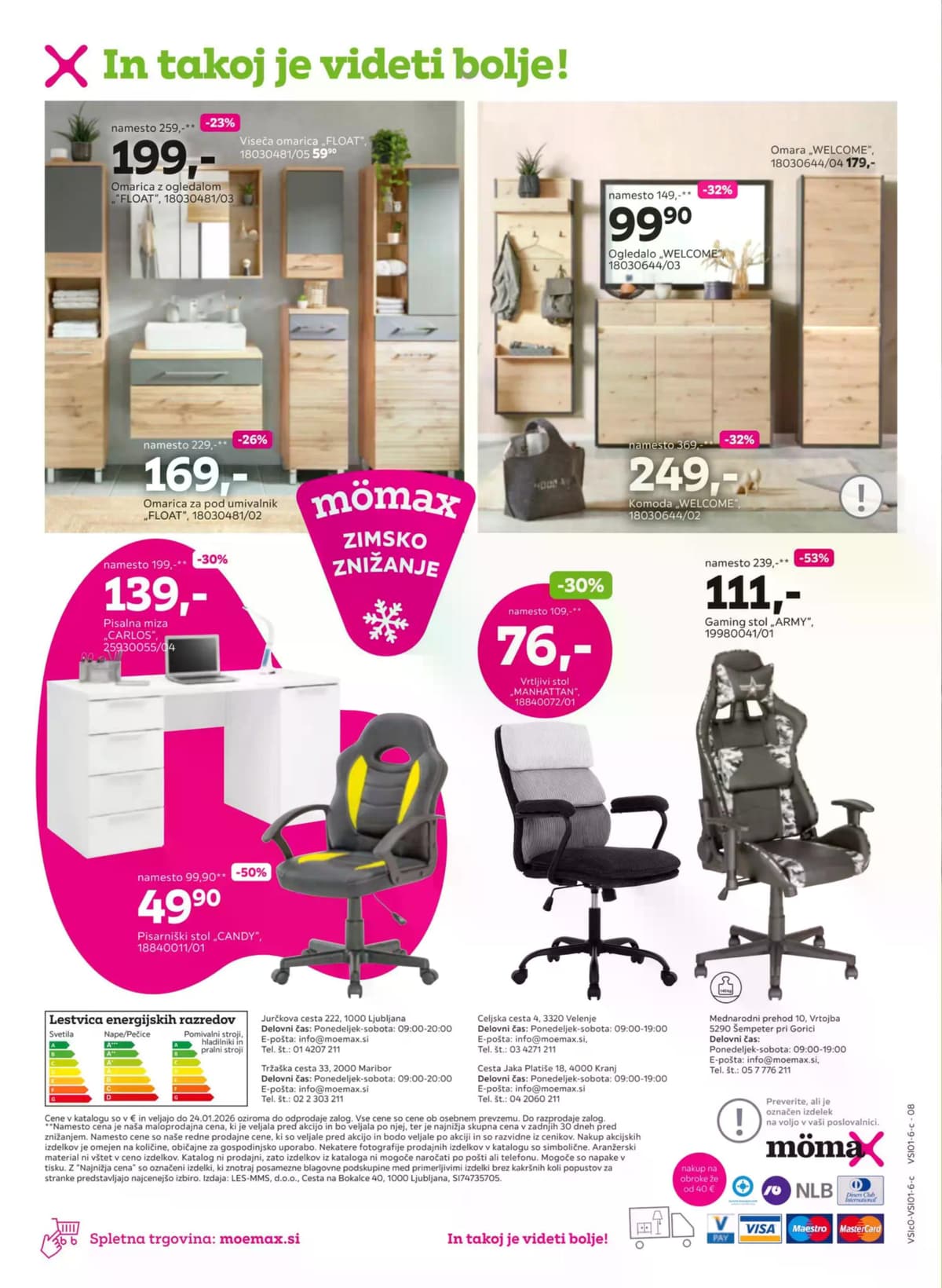 Stran 8. Mömax kataloga - Zimsko znižanje do -70%