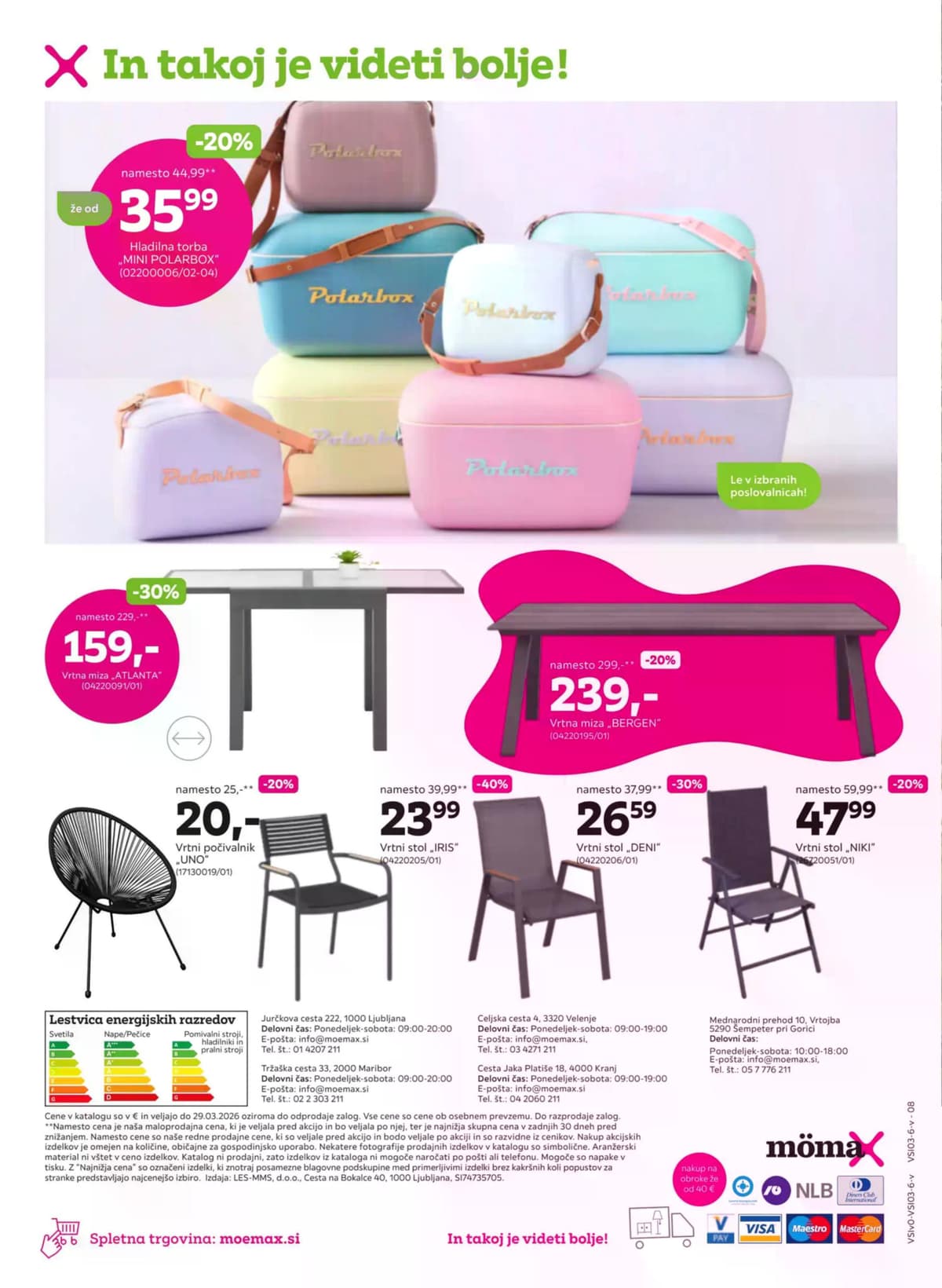 Stran 8. Mömax kataloga - Do -55% na izbrano vrtno pohištvo