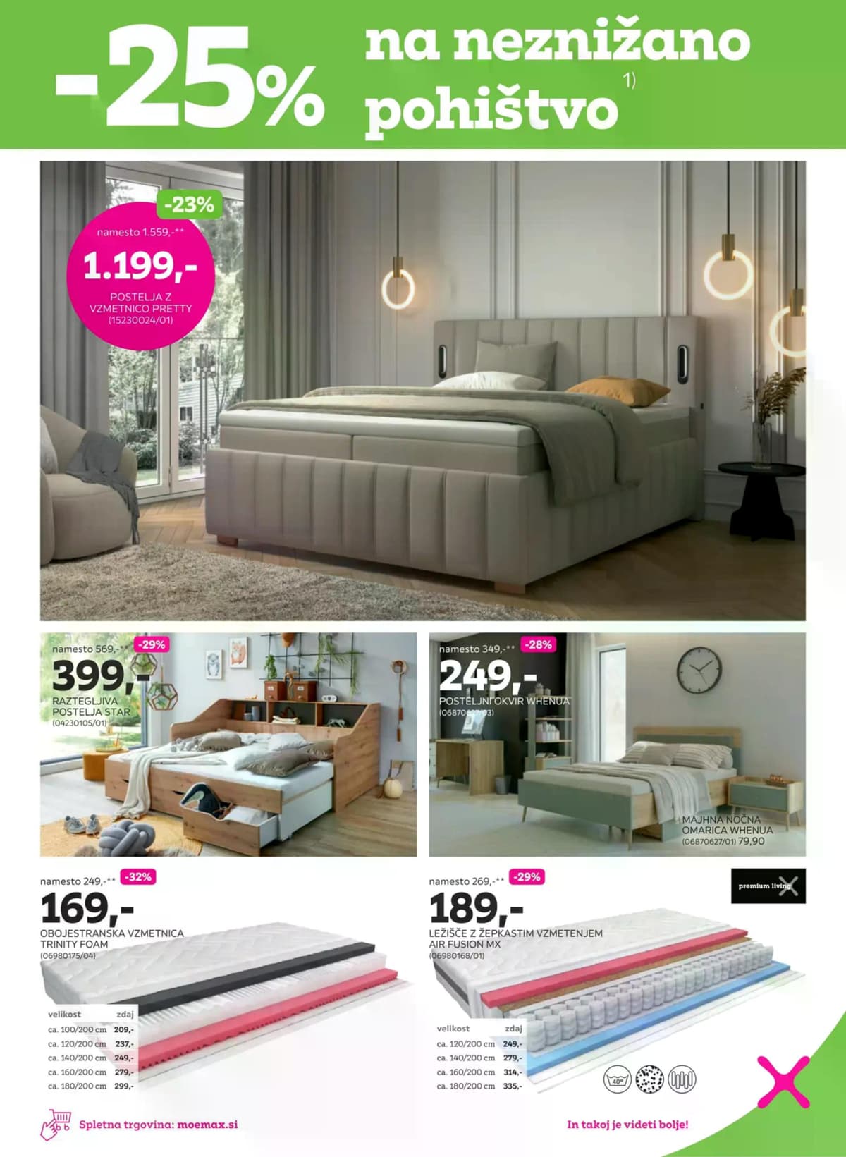 Stran 3. Mömax kataloga - -40% na izbrano pohištvo