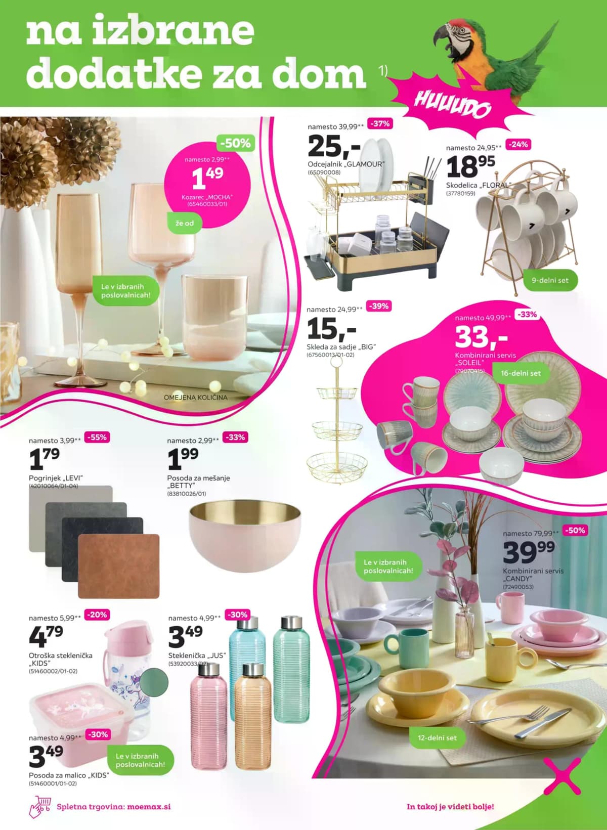 Stran 7. Mömax kataloga - Do -50% na izbrane dodatke za dom