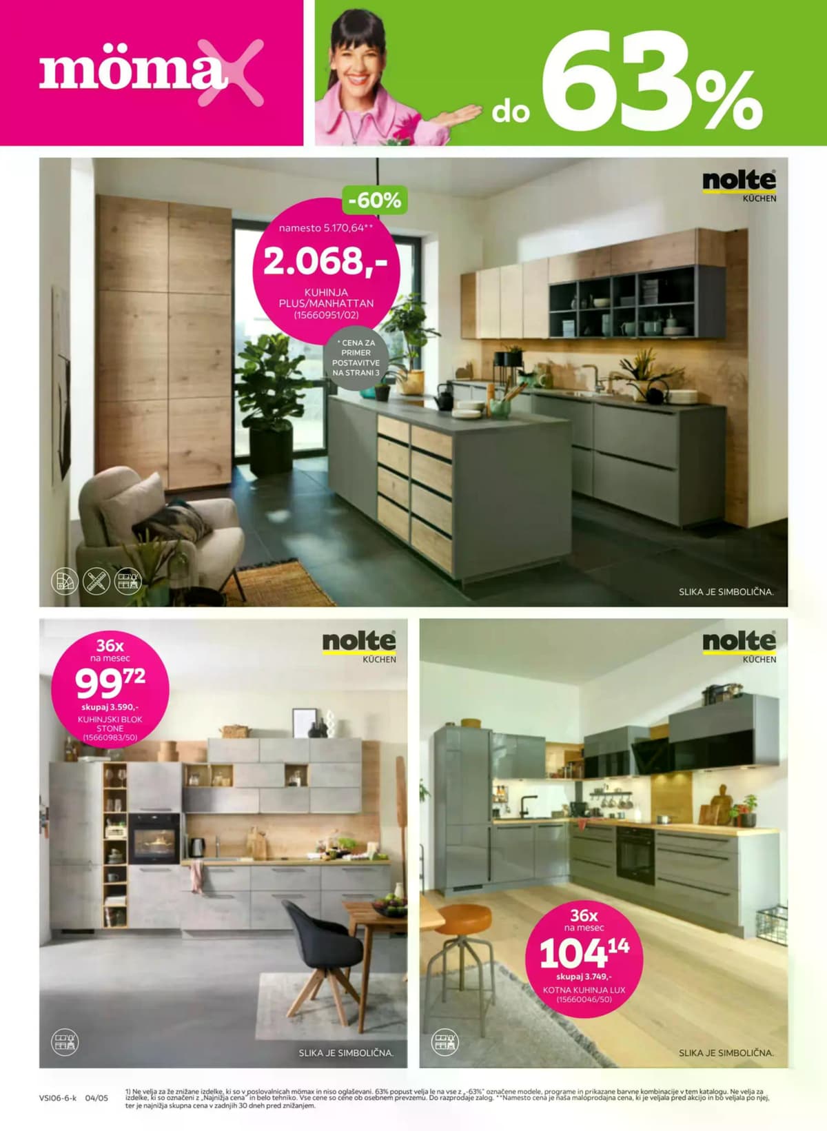 Stran 4. Mömax kataloga - Do -63% na izbrane kuhinje