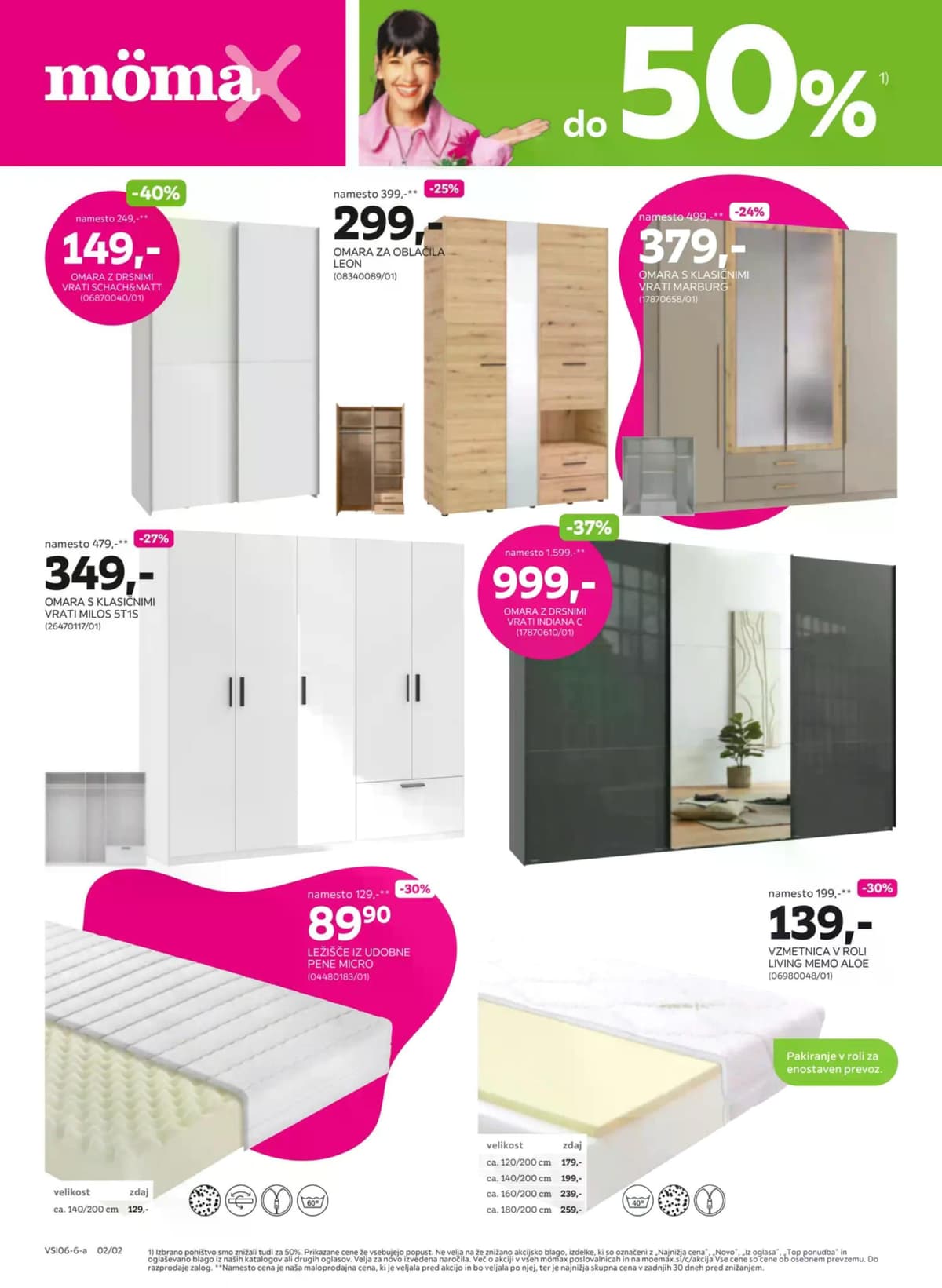 Stran 2. Mömax kataloga - Do -50% na izbrano pohištvo