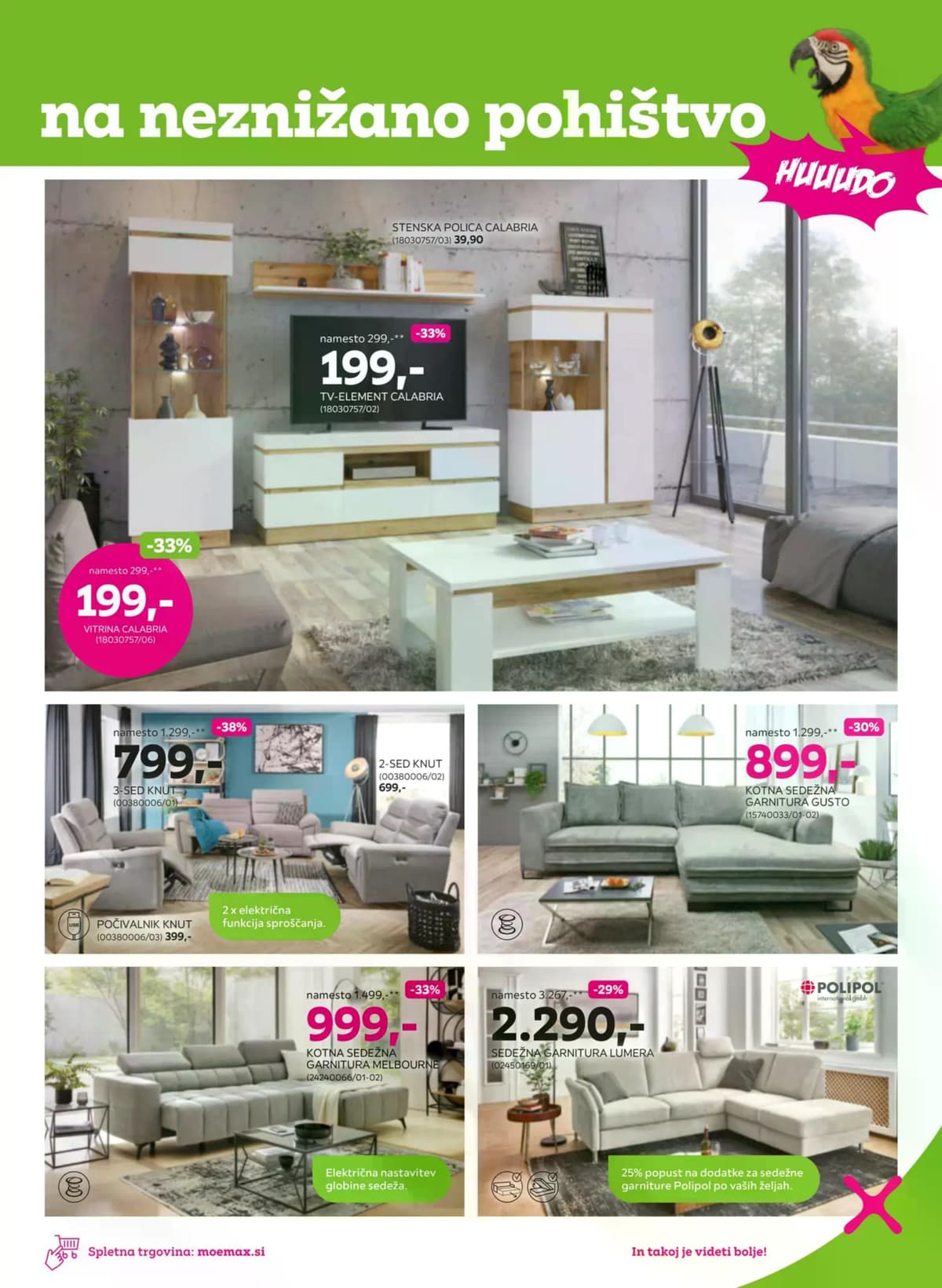 Stran 5. Mömax kataloga - Do -50% na izbrano pohištvo