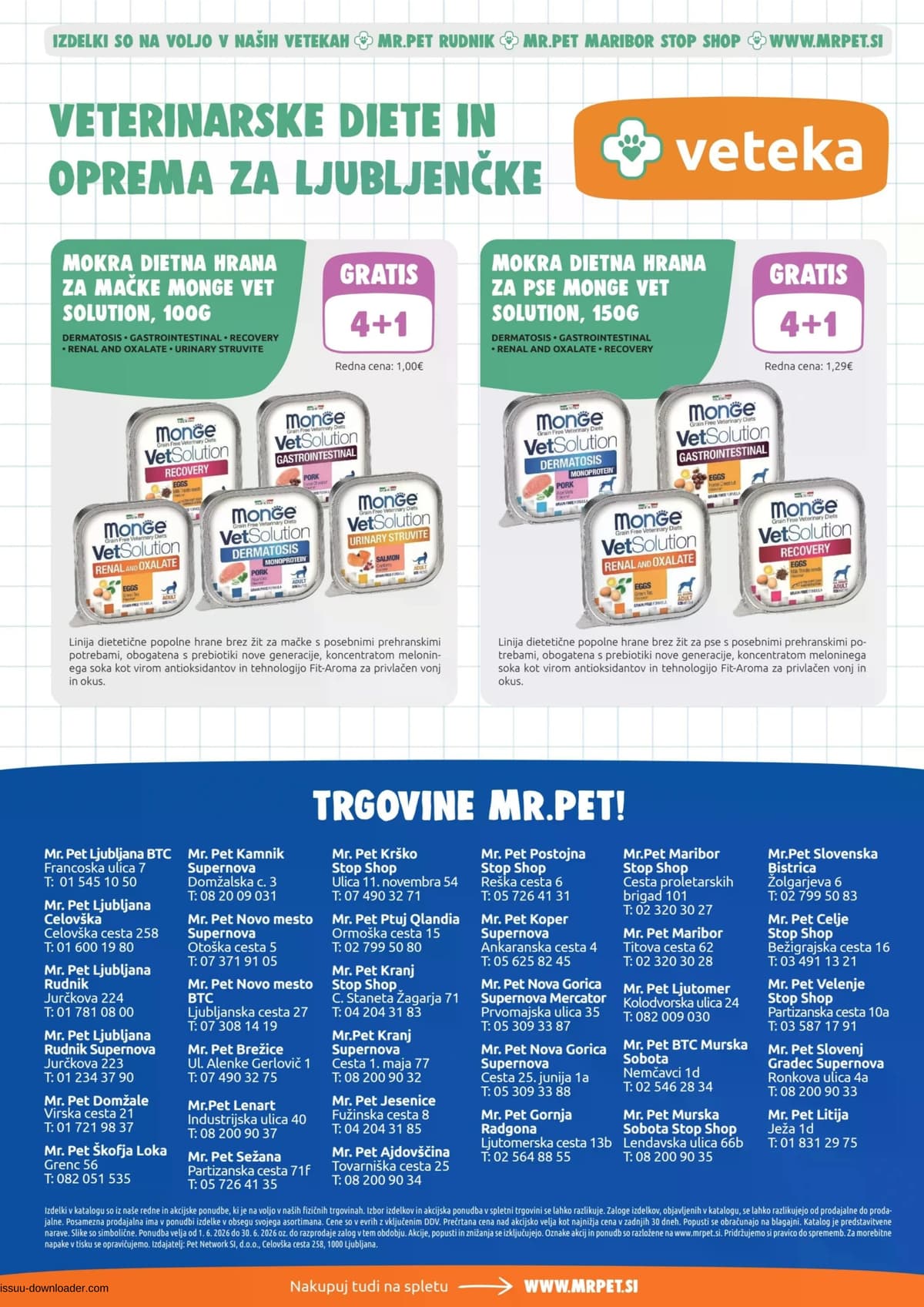 Stran 12. Mr. Pet kataloga - Junij 2026 od 01.06.2026.