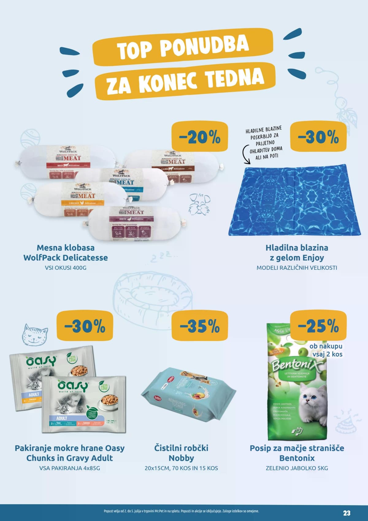Stran 23. Mr. Pet kataloga - Julij 2026 od 02.07.2026